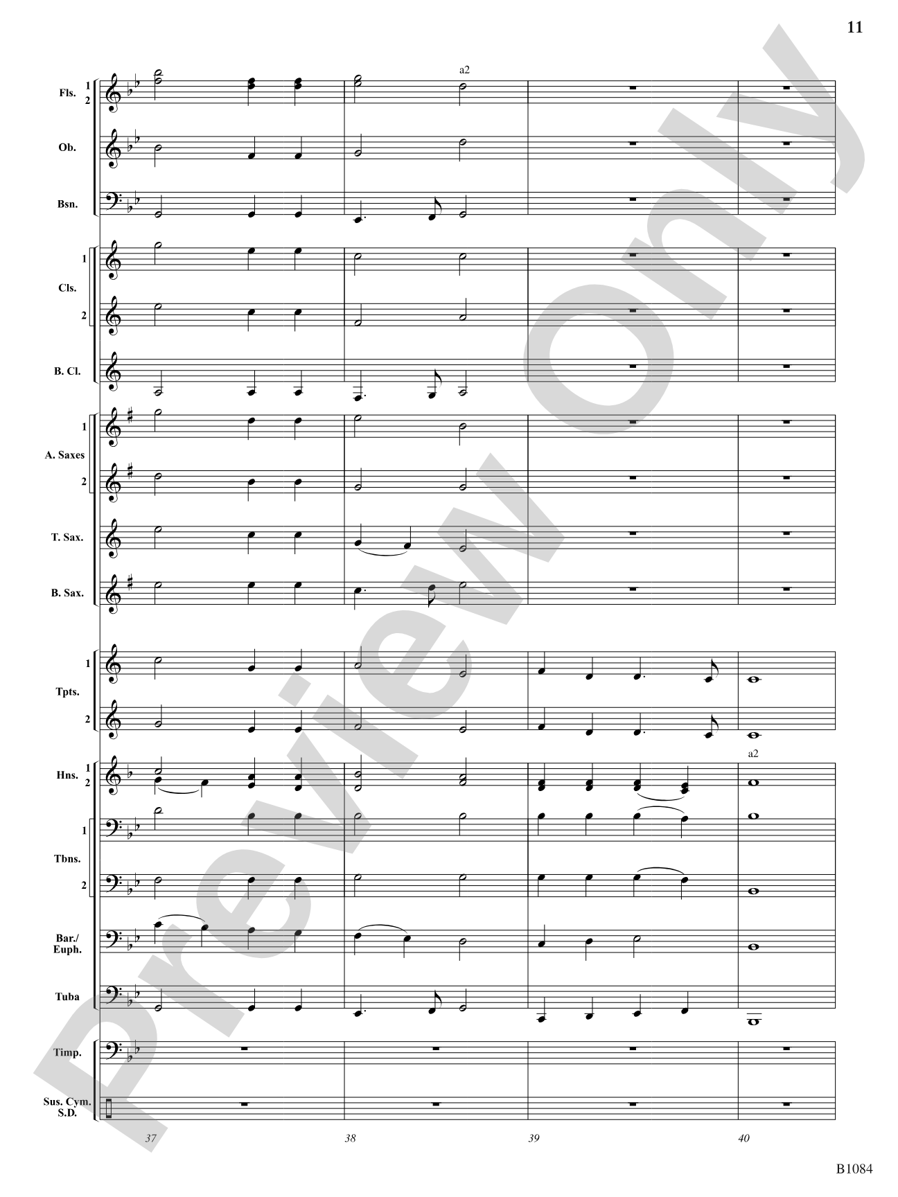 Our Song Shall Rise: Concert Band Conductor Score & Parts