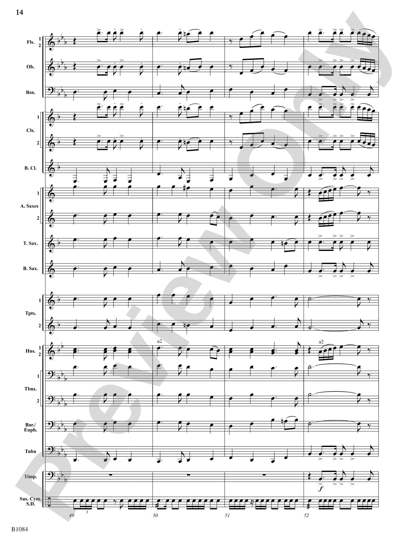 Our Song Shall Rise: Concert Band Conductor Score & Parts