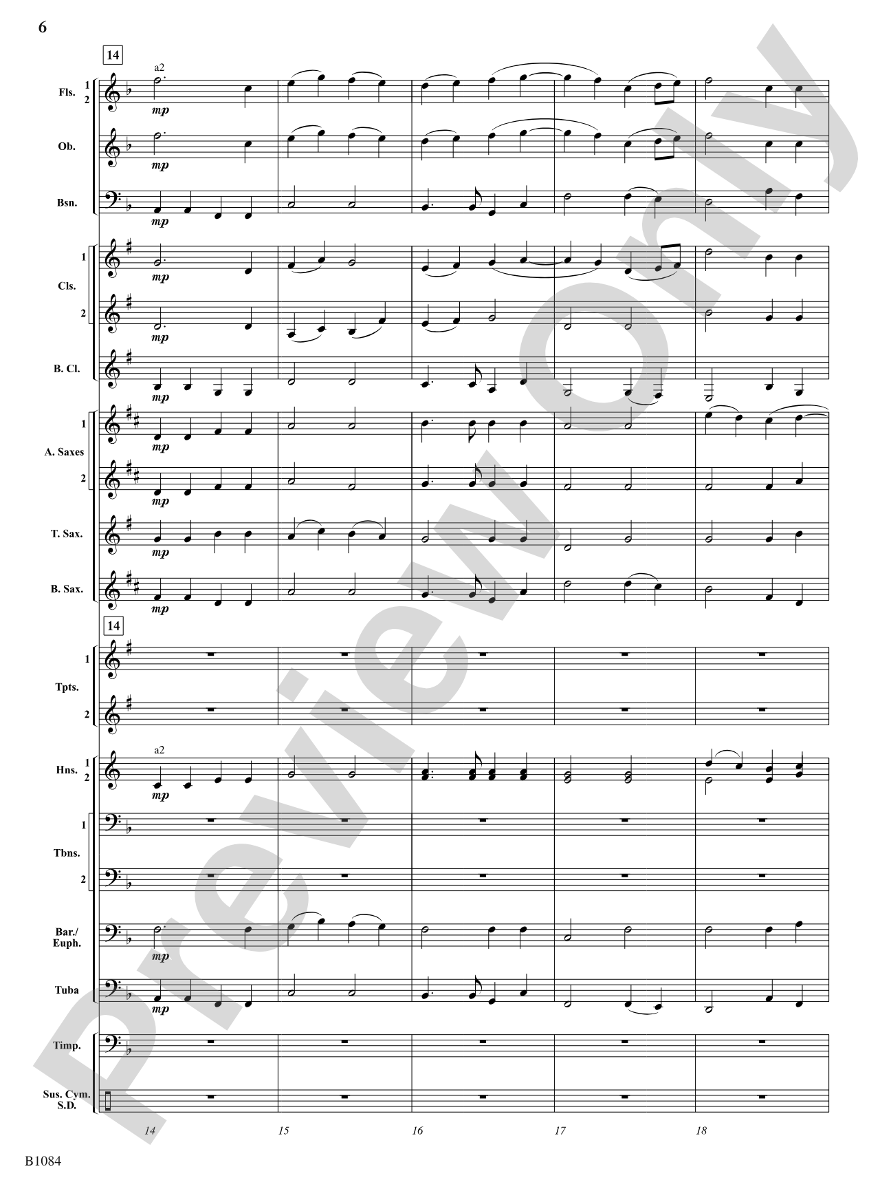 Our Song Shall Rise: Concert Band Conductor Score & Parts