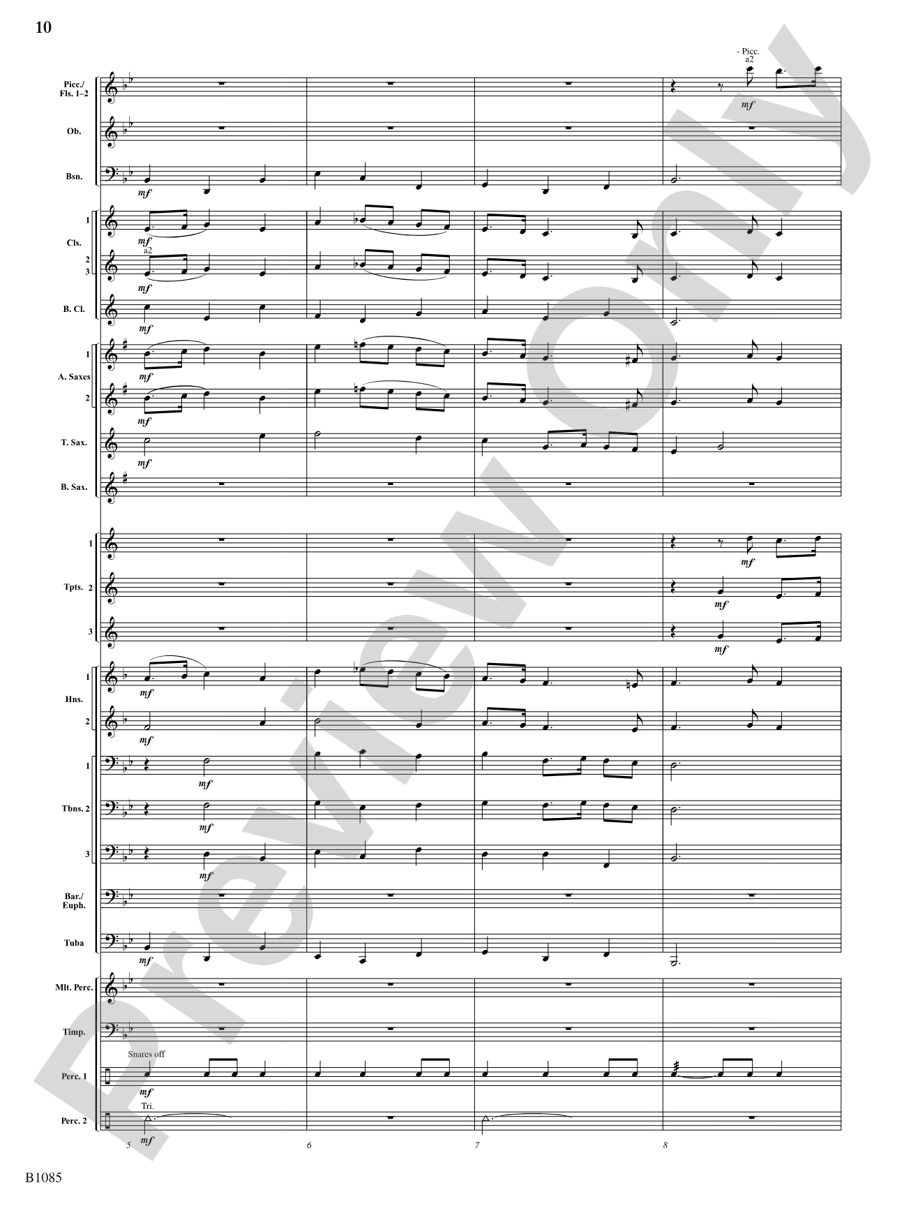 A Purcell Cortege: Concert Band Conductor Score & Parts