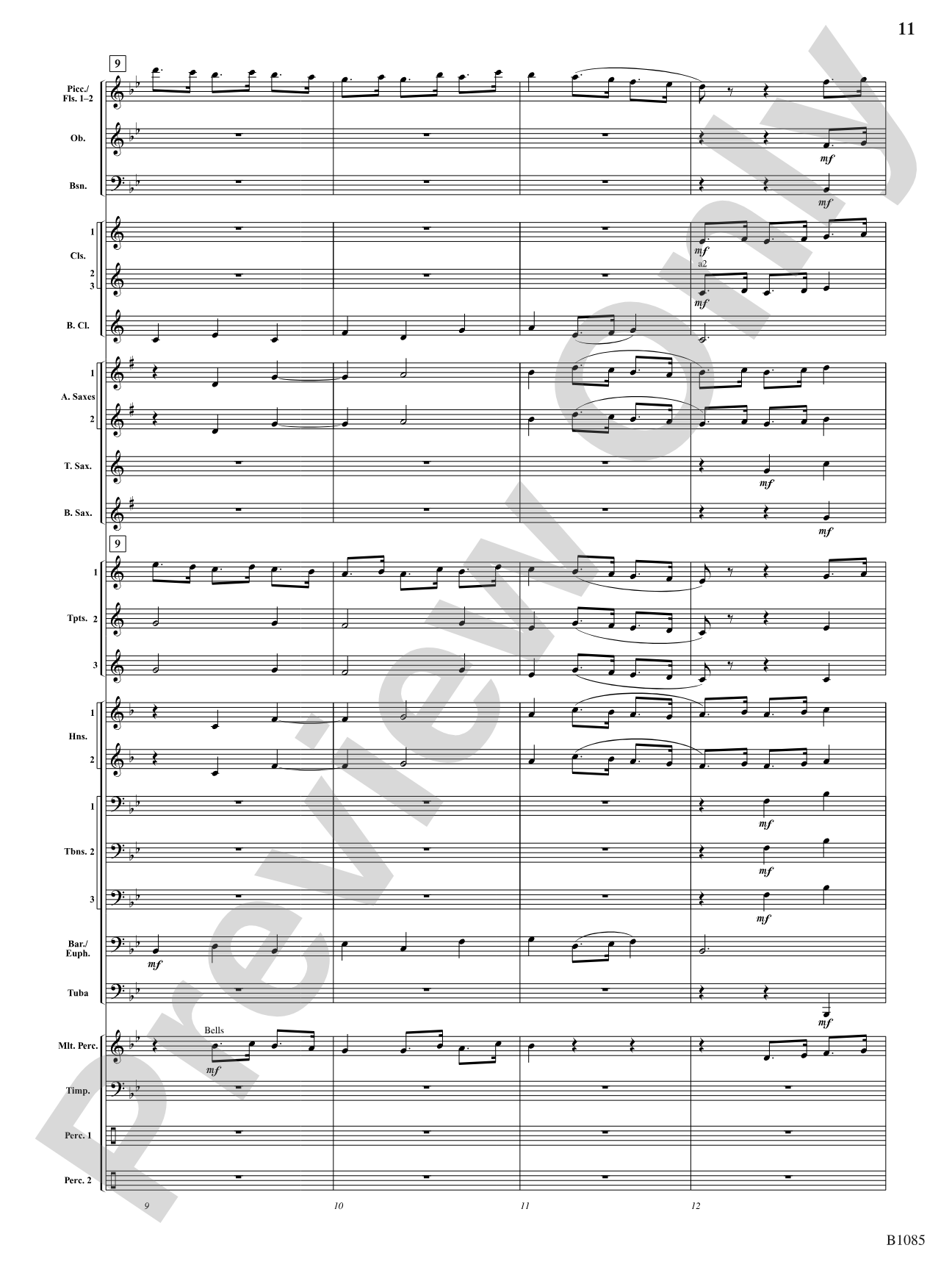 A Purcell Cortege: Concert Band Conductor Score & Parts
