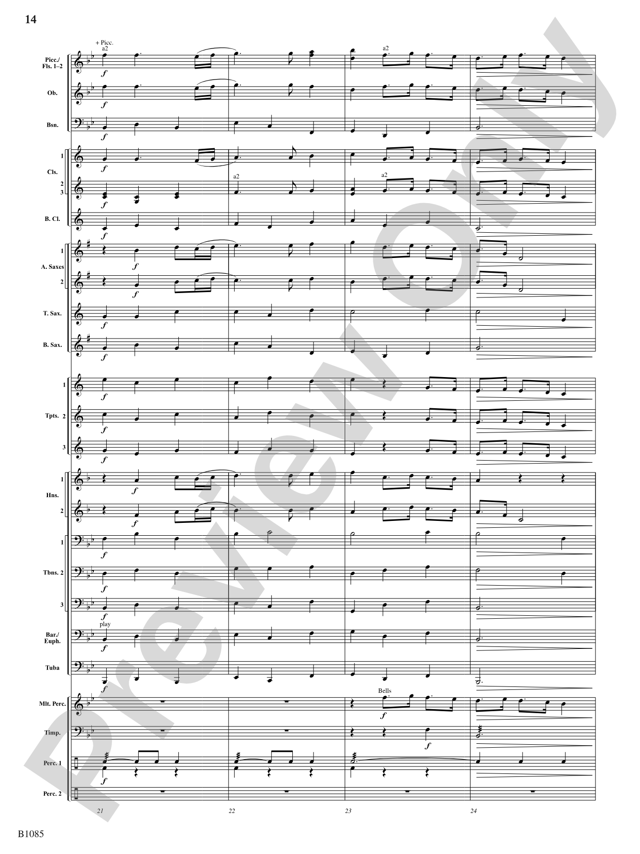 A Purcell Cortege: Concert Band Conductor Score & Parts