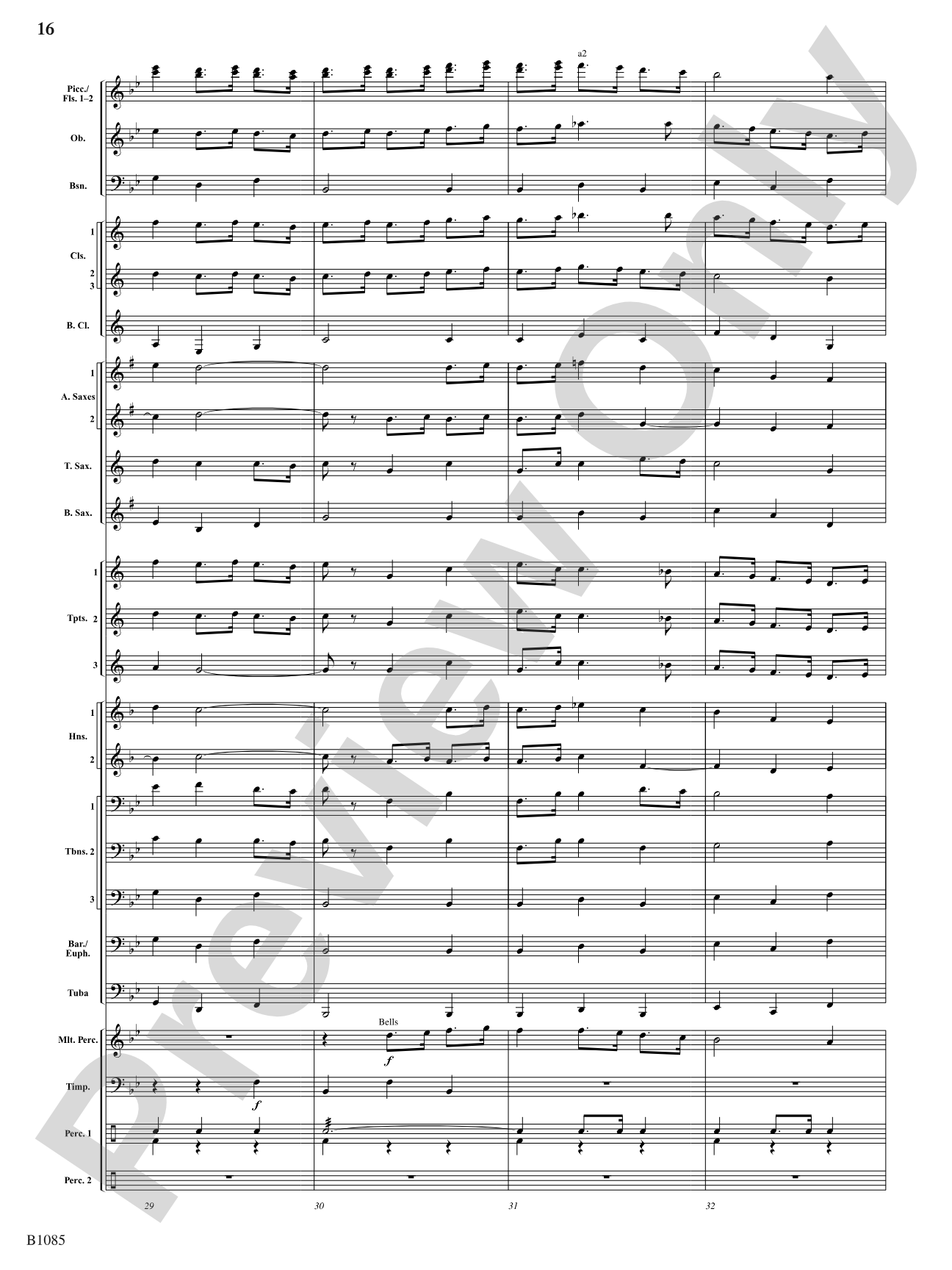 A Purcell Cortege: Concert Band Conductor Score & Parts