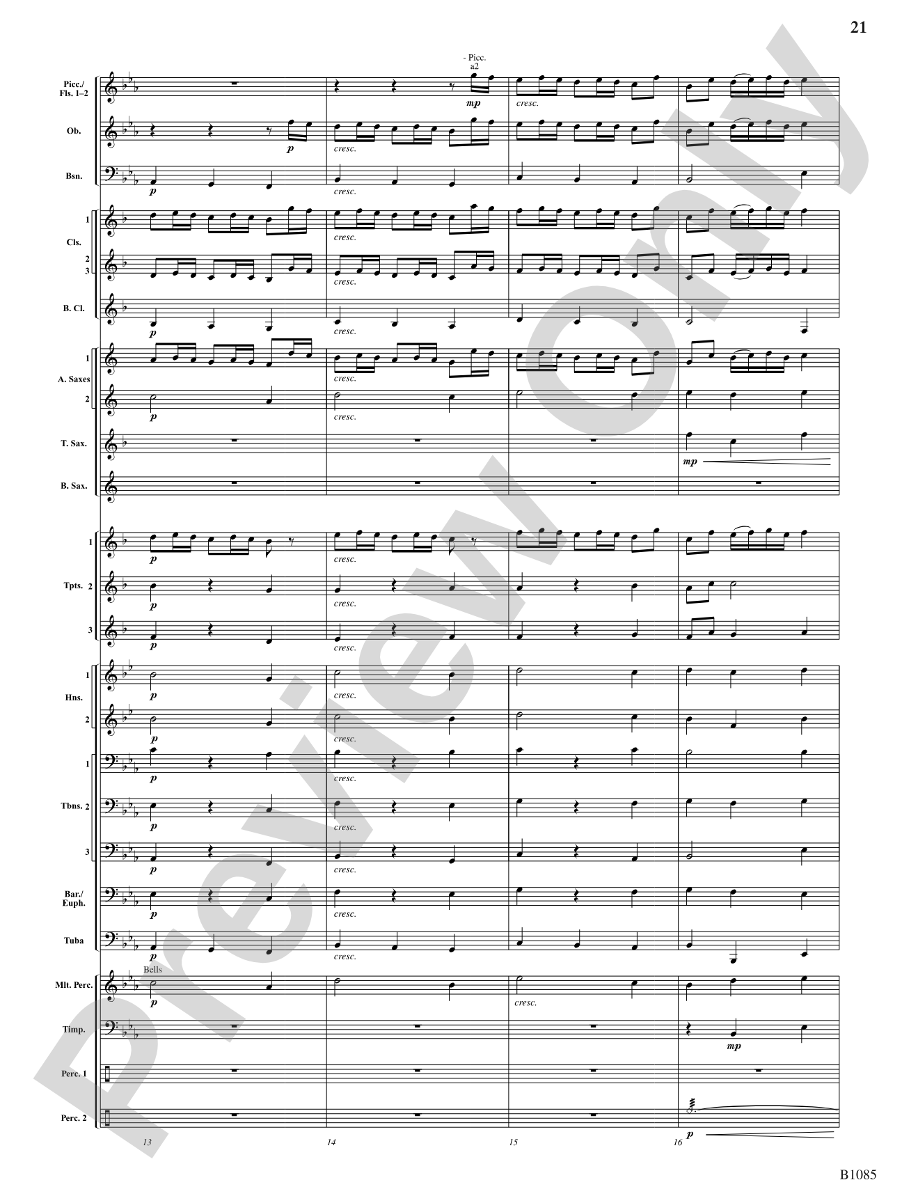 A Purcell Cortege: Concert Band Conductor Score & Parts