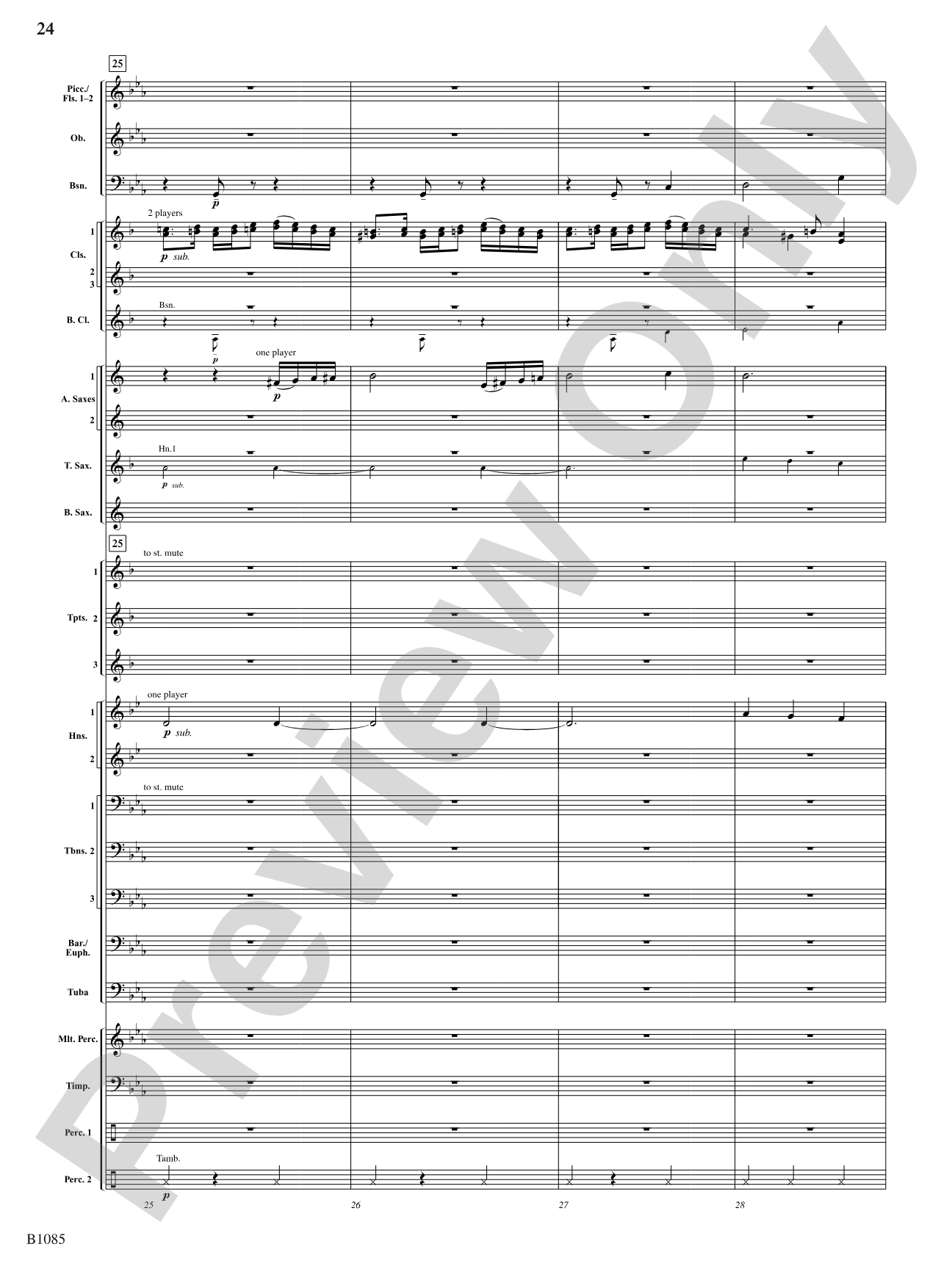 A Purcell Cortege: Concert Band Conductor Score & Parts