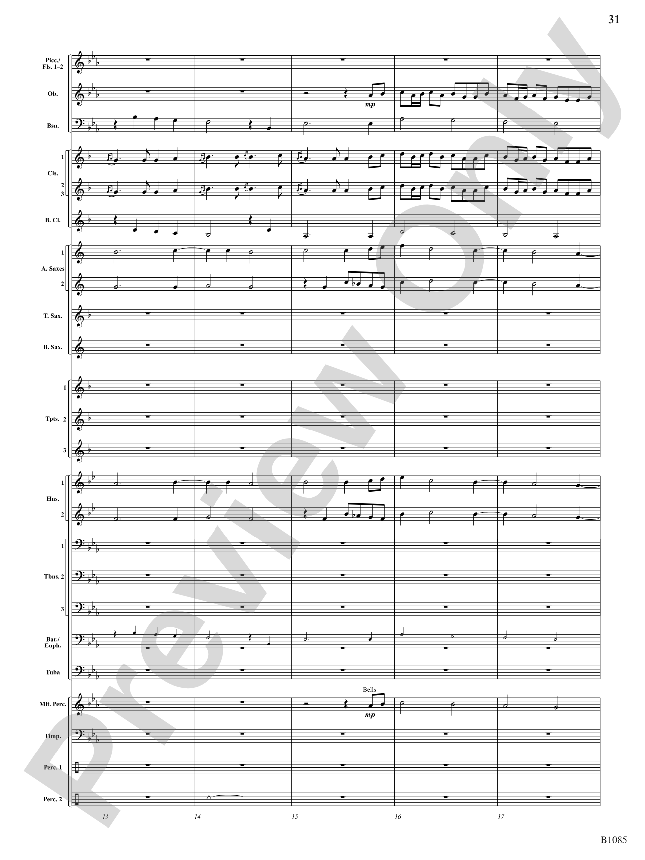 A Purcell Cortege: Concert Band Conductor Score & Parts