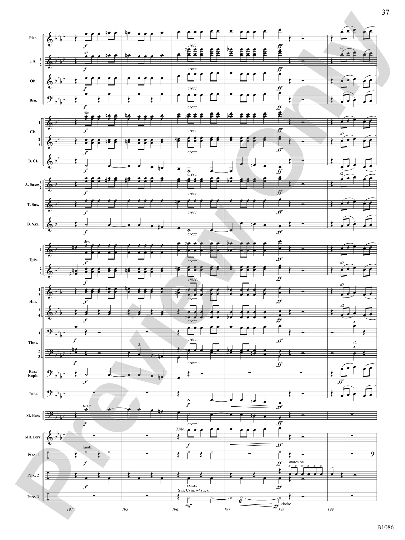 Cyclone Coaster: Concert Band Conductor Score & Parts