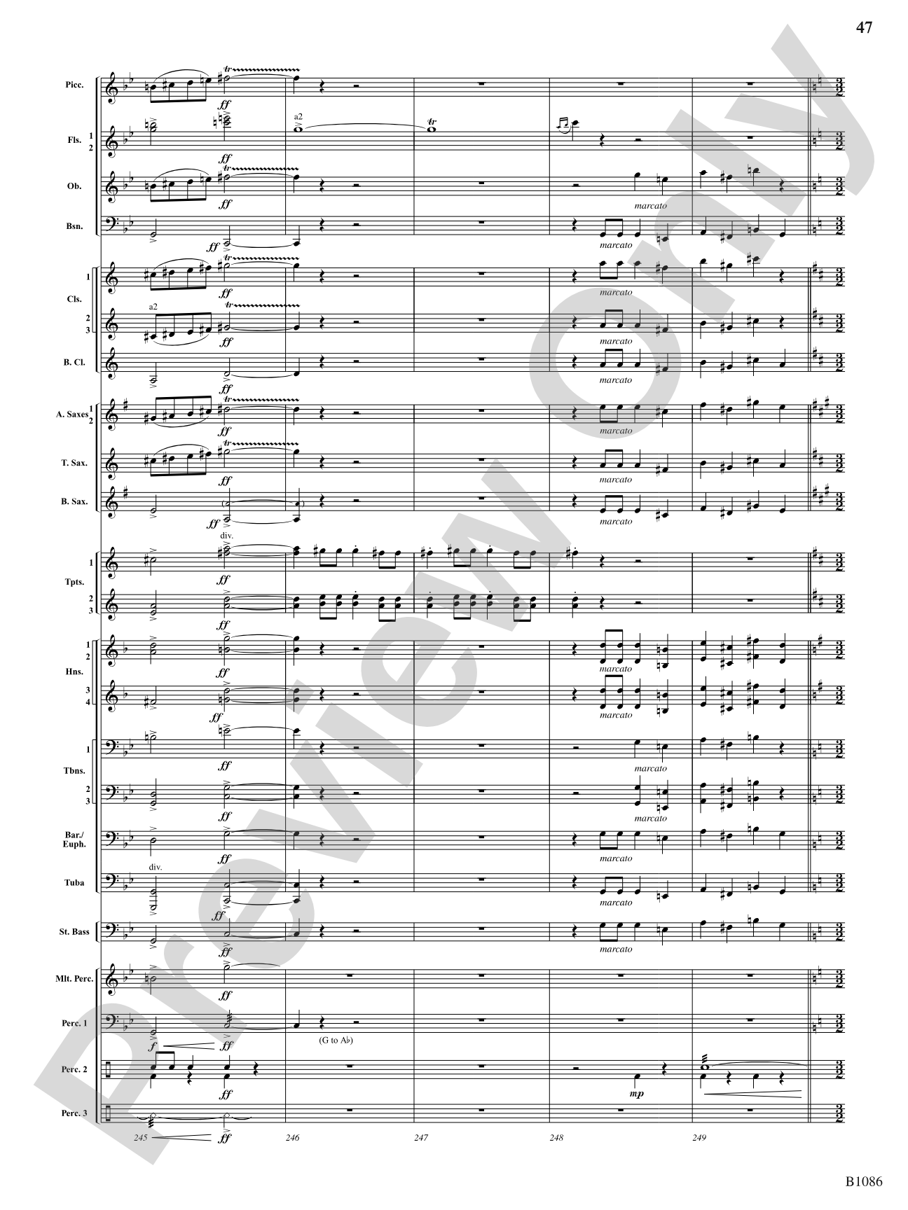 Cyclone Coaster: Concert Band Conductor Score & Parts