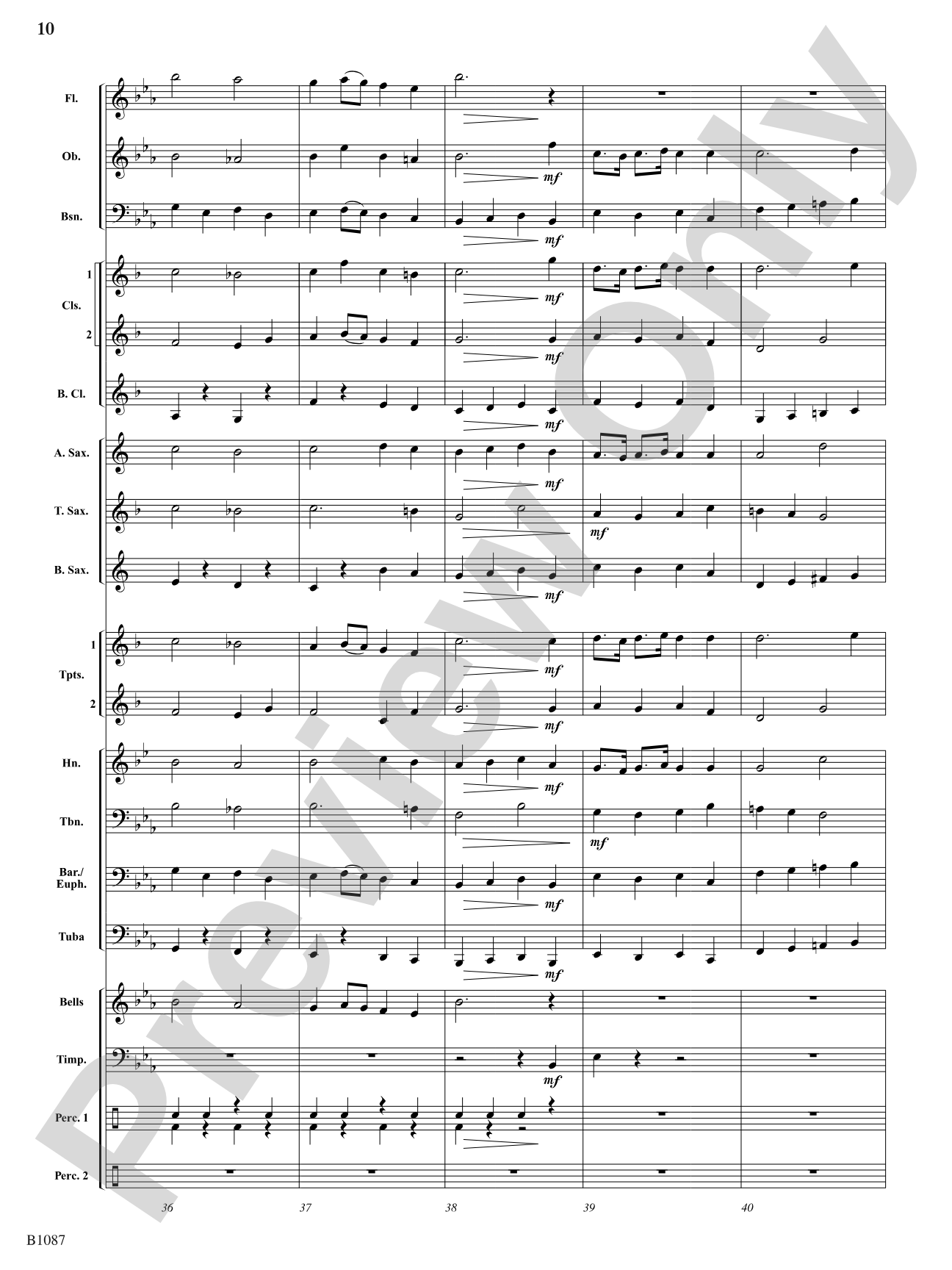 March from Scipio: Concert Band Conductor Score & Parts