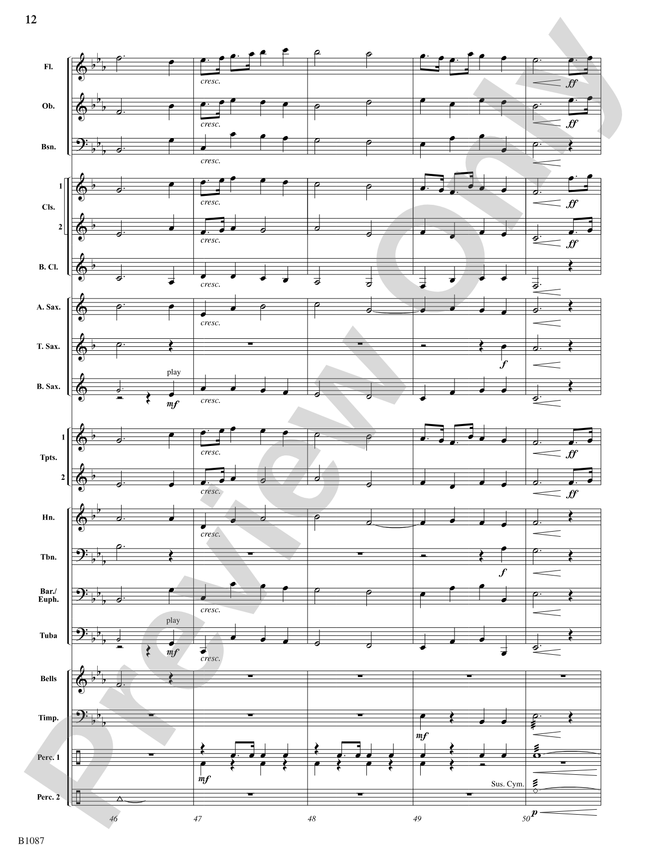 March from Scipio: Concert Band Conductor Score & Parts