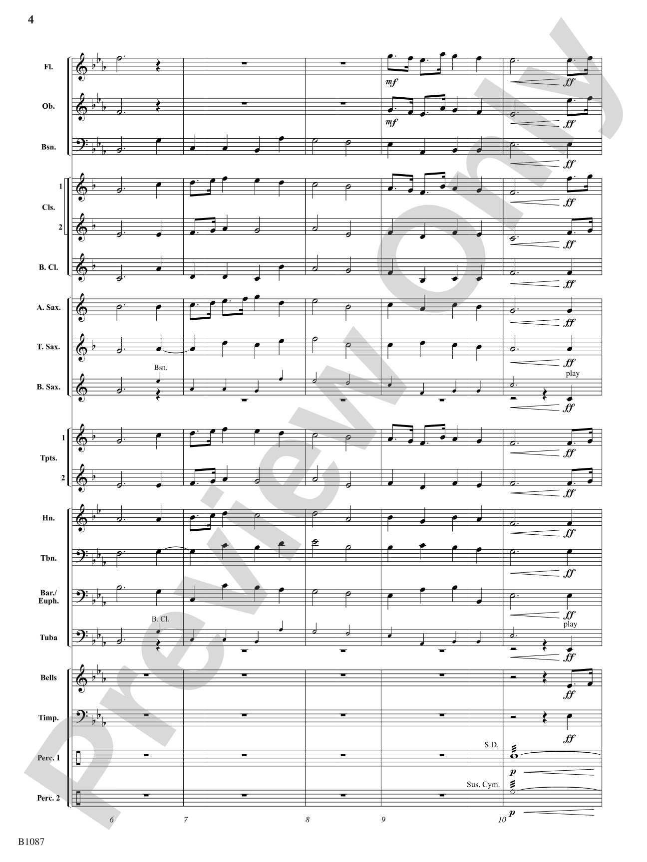 March from Scipio: Concert Band Conductor Score & Parts
