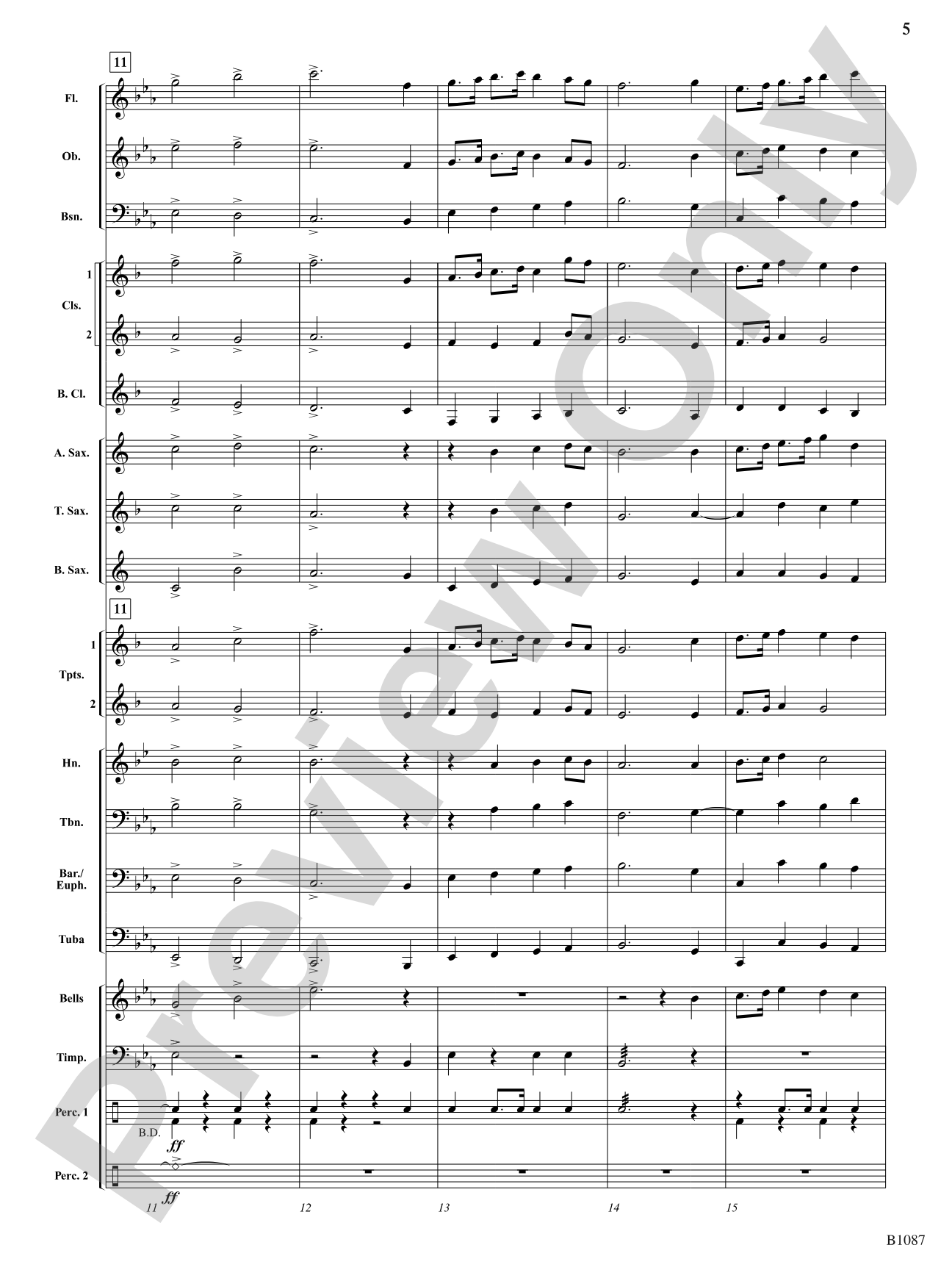 March from Scipio: Concert Band Conductor Score & Parts