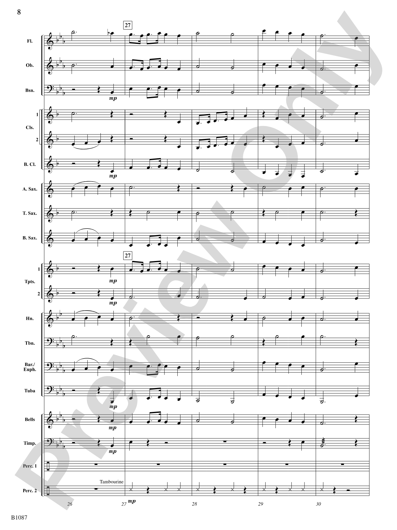 March from Scipio: Concert Band Conductor Score & Parts