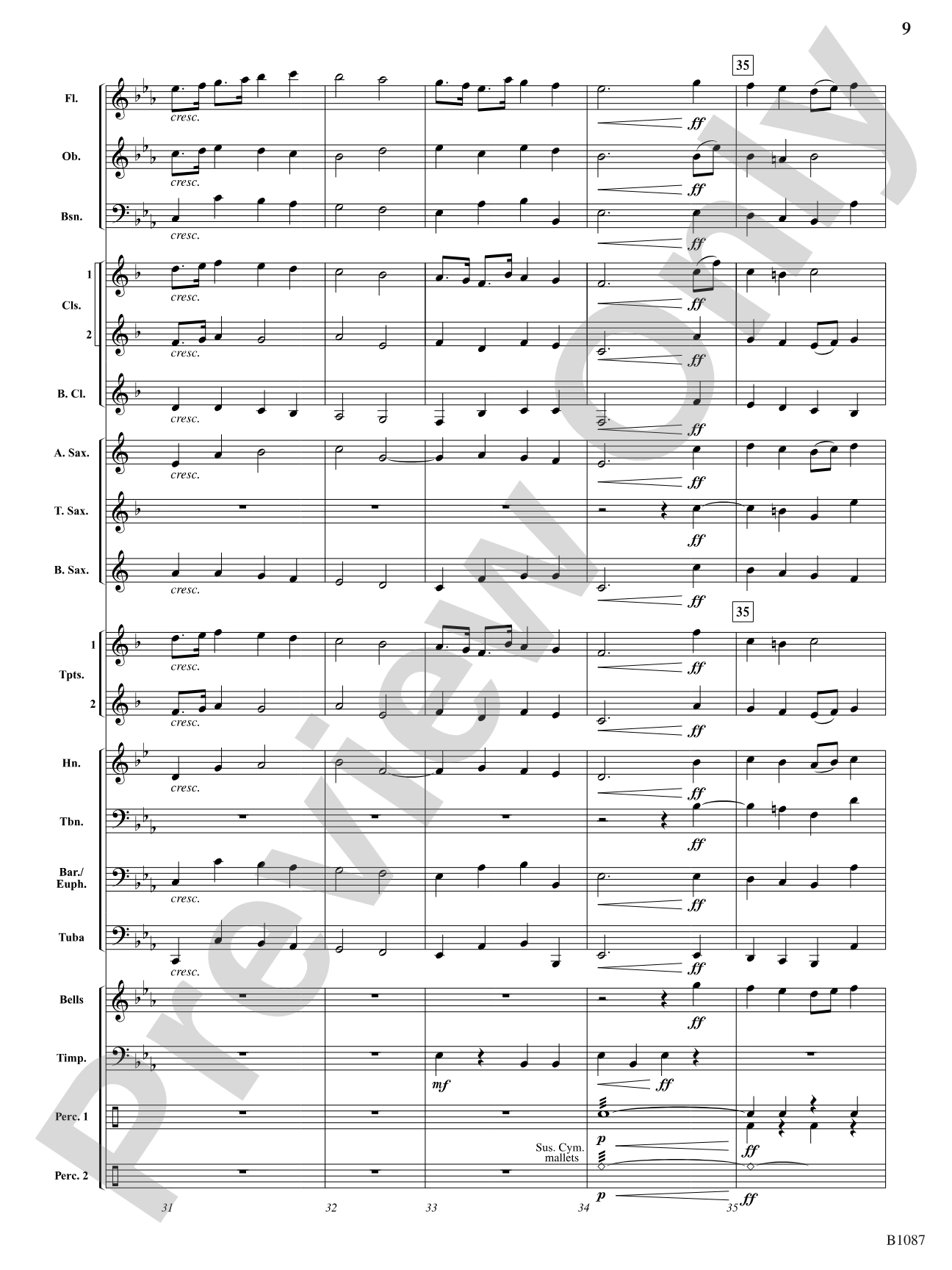 March from Scipio: Concert Band Conductor Score & Parts