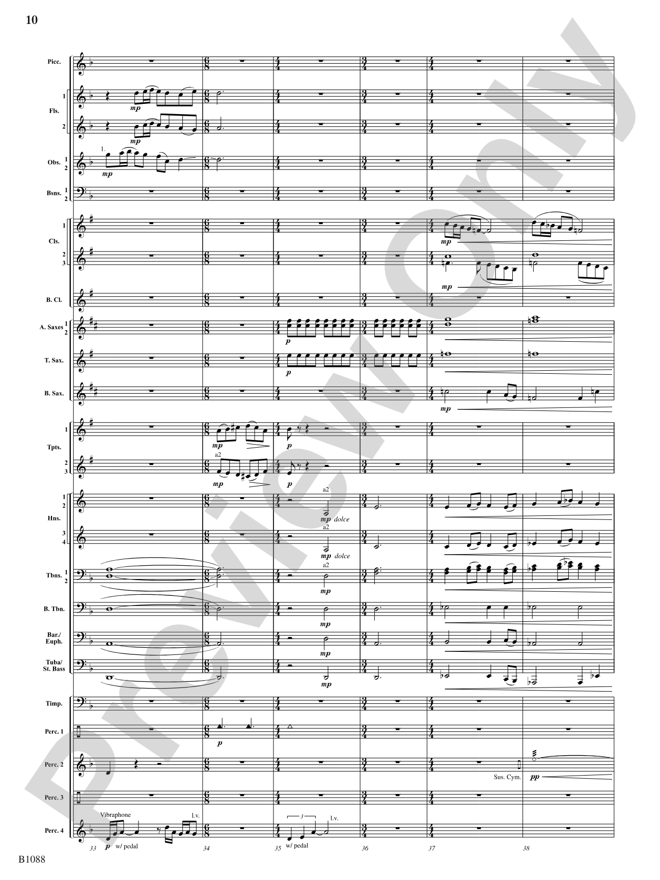 A View of the World: Score