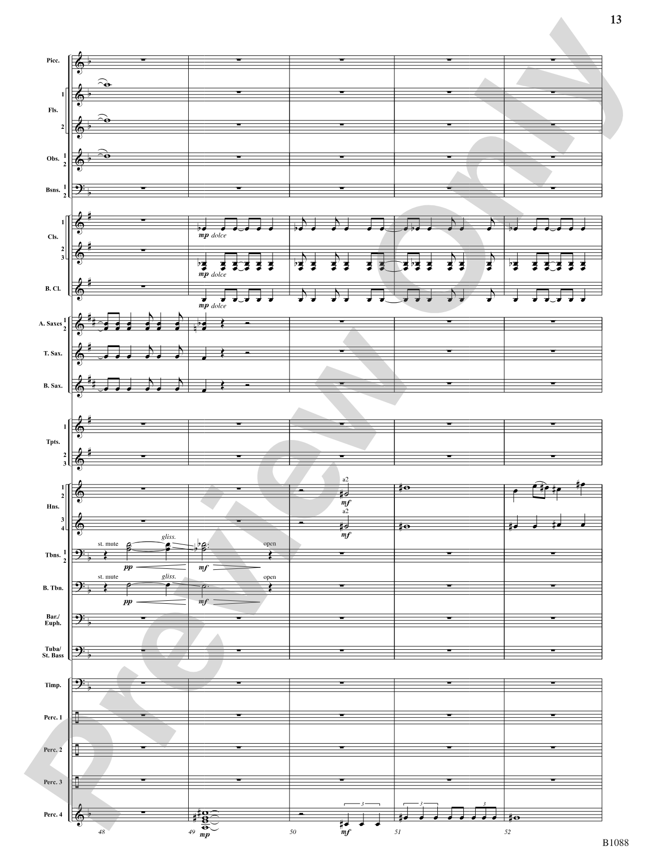 A View of the World: Score