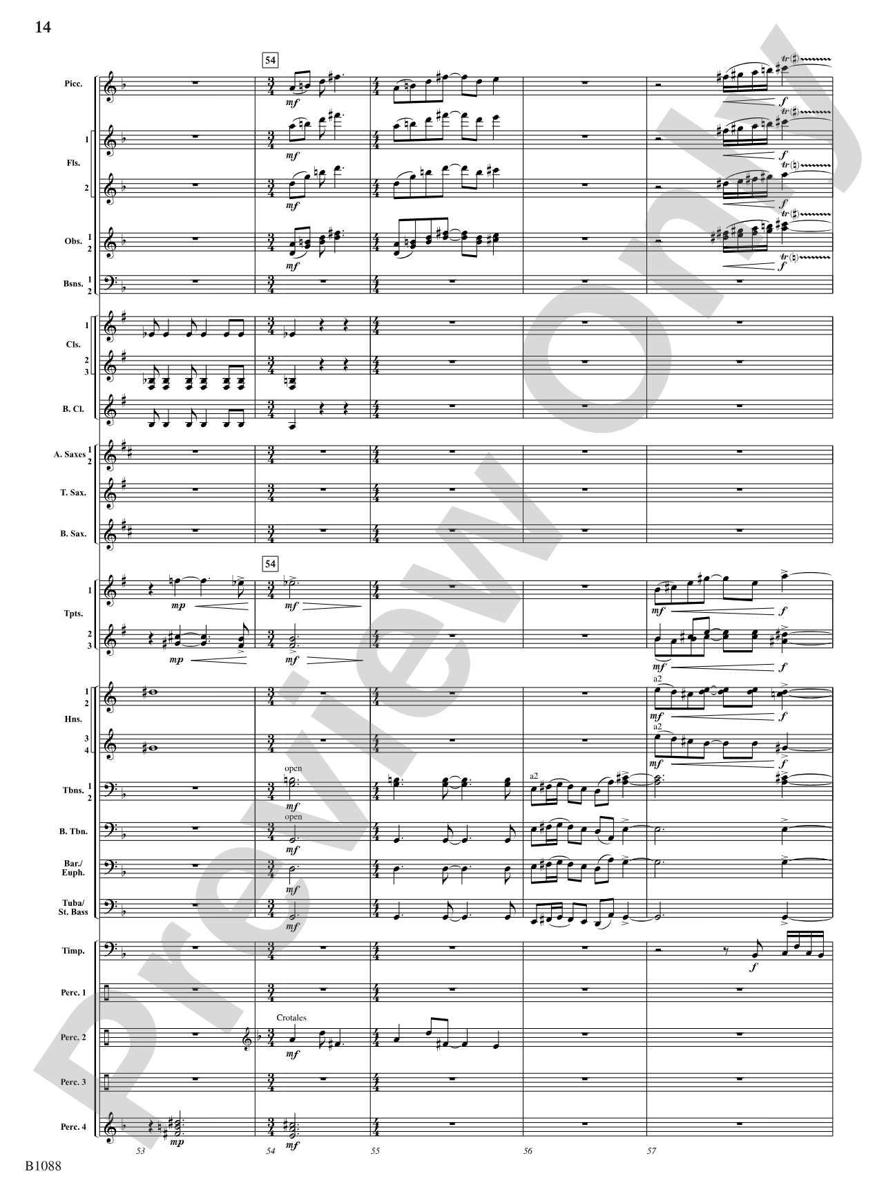 A View of the World: Score