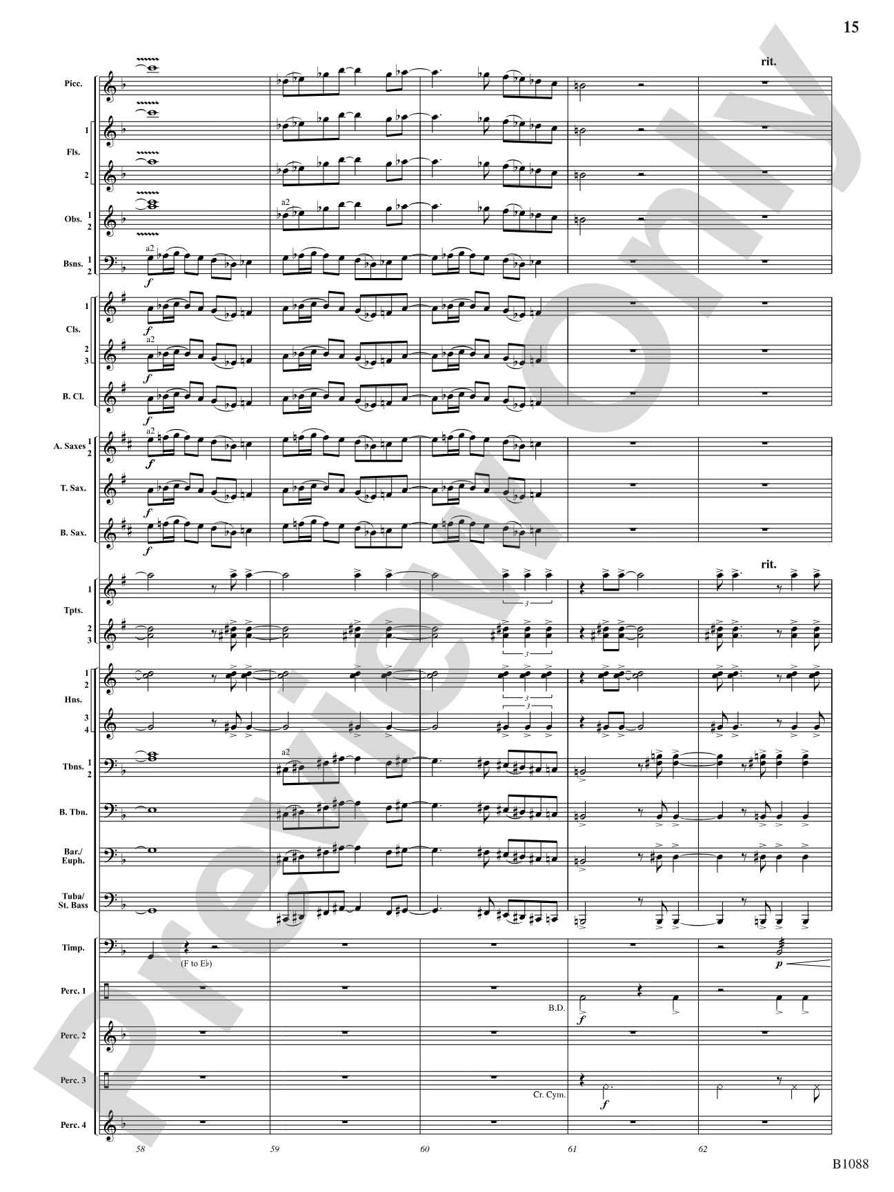 A View of the World: Score