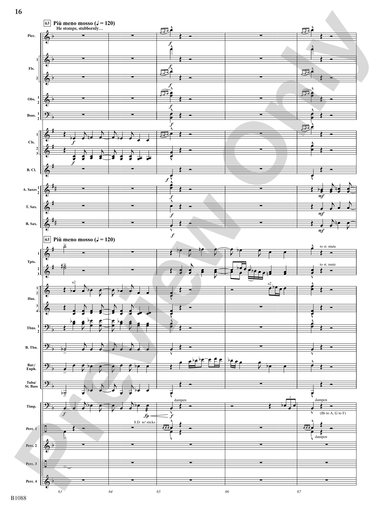 A View of the World: Score