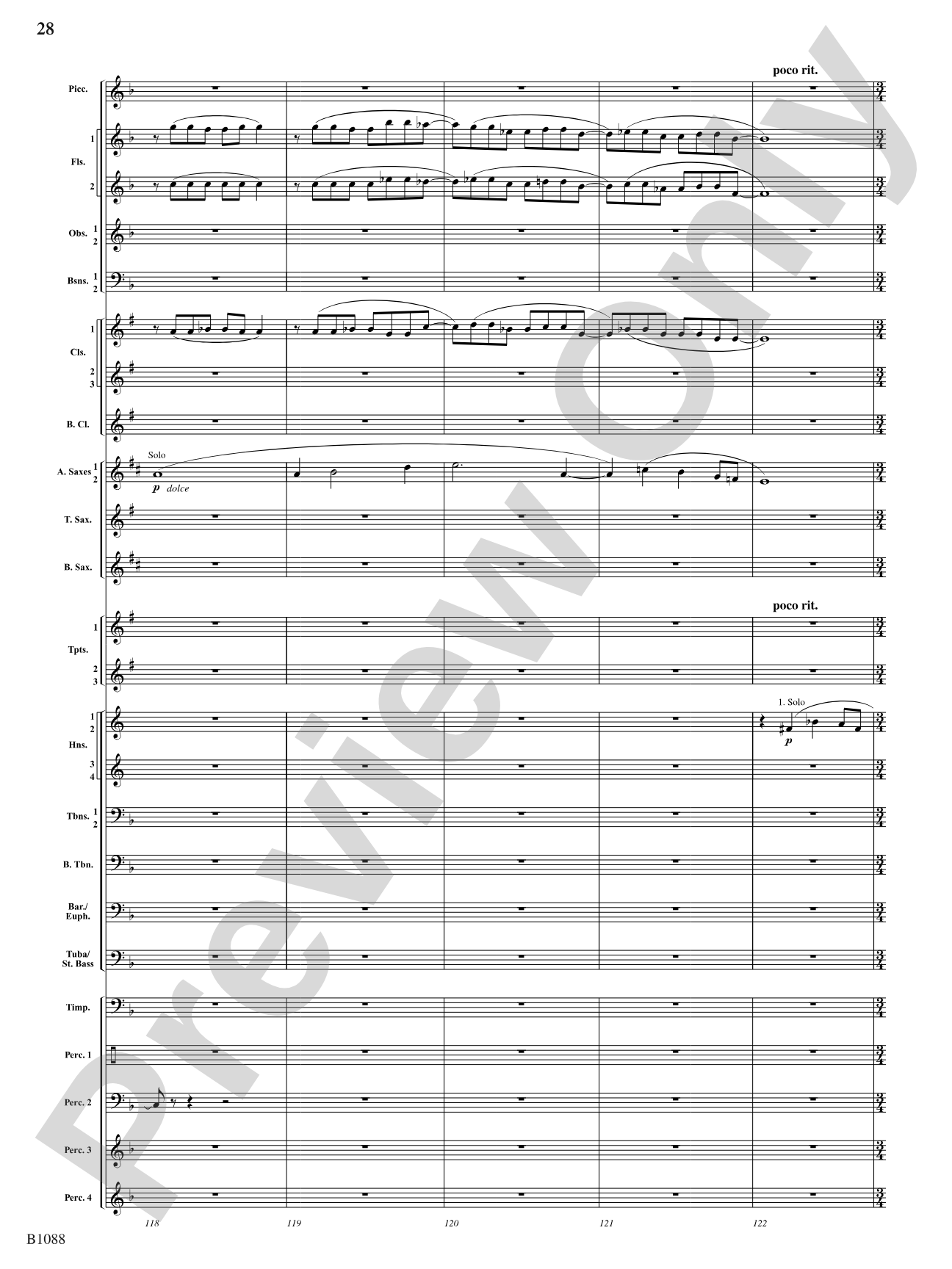 A View of the World: Score