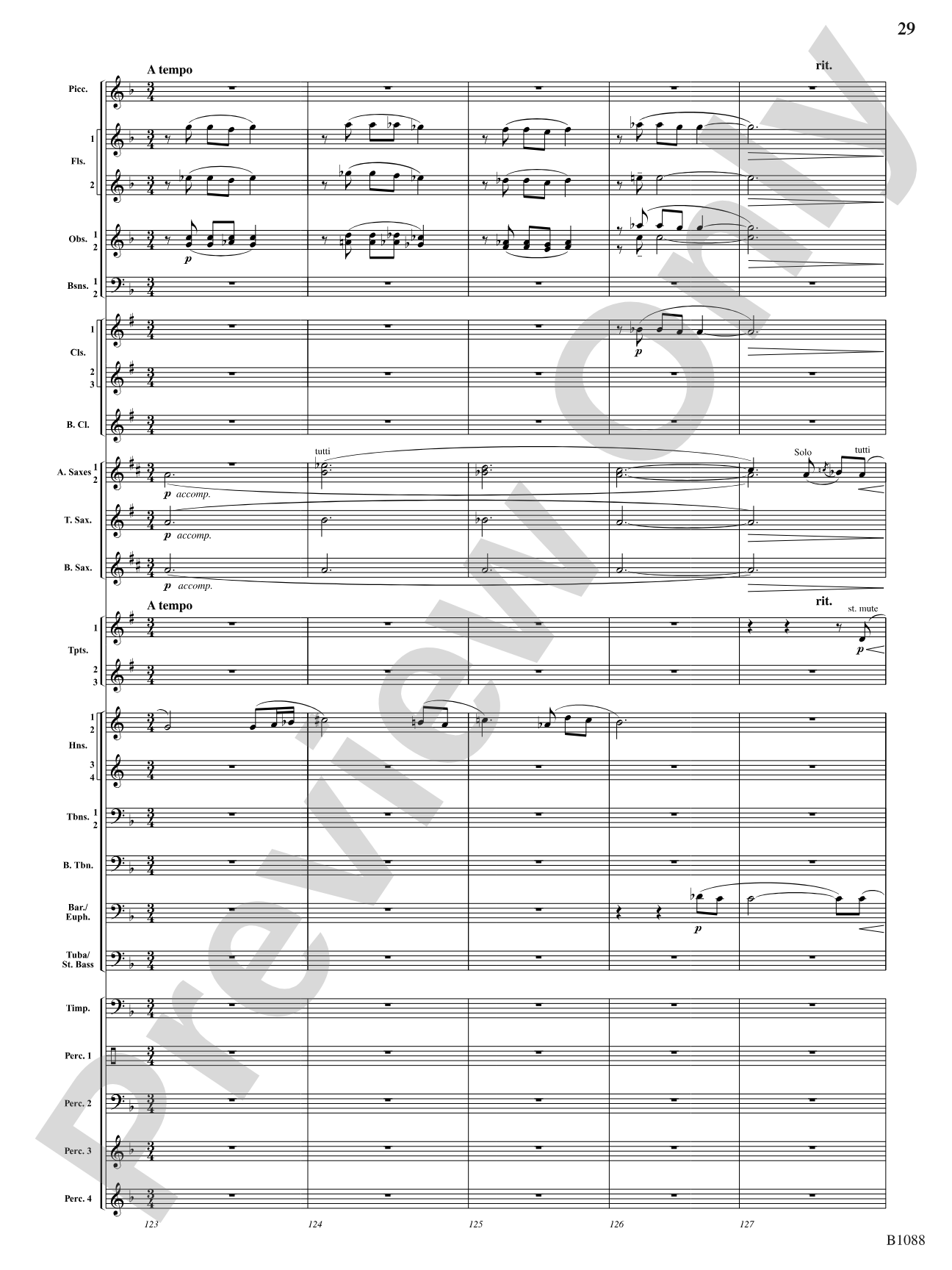 A View of the World: Score