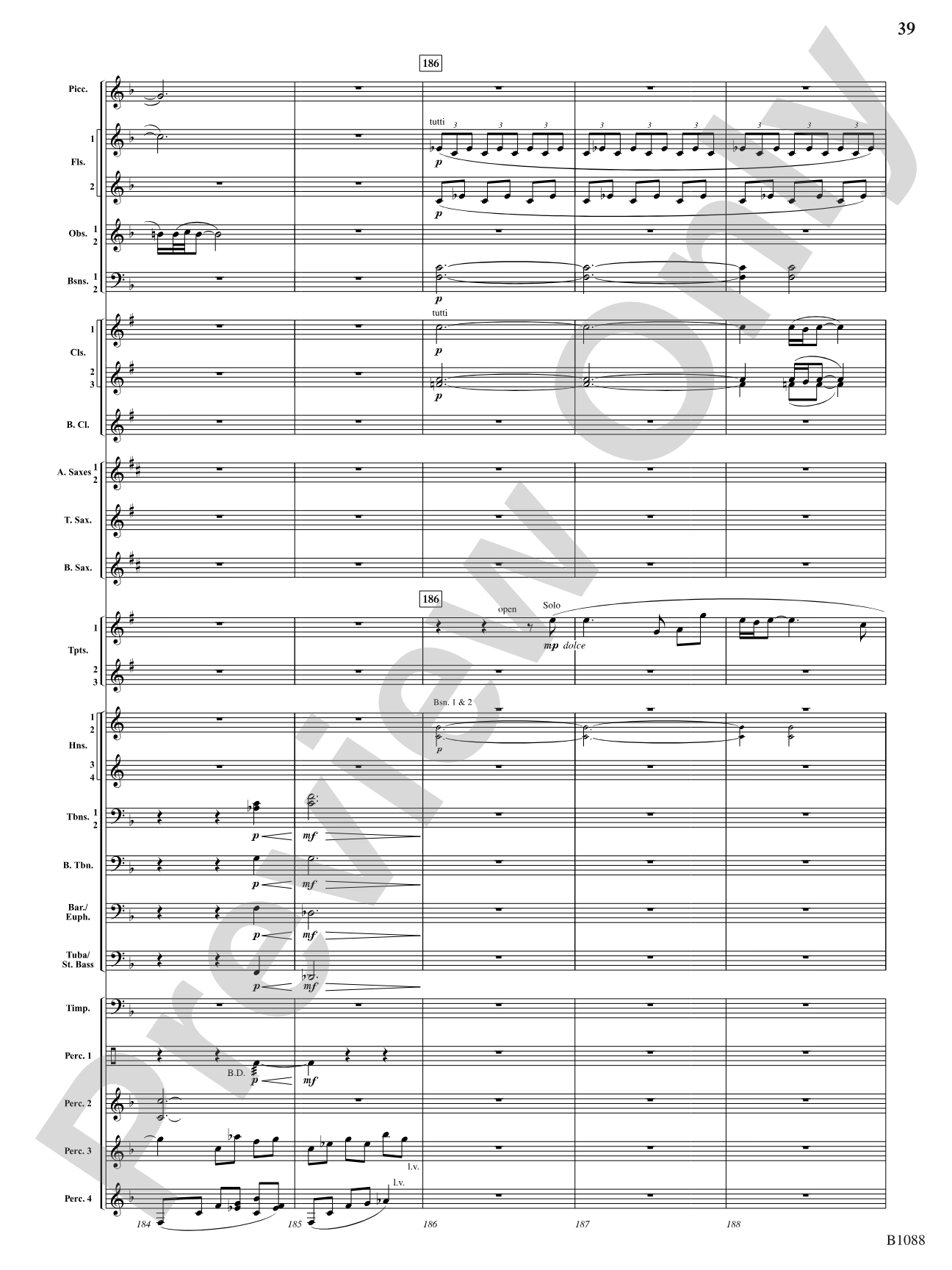 A View of the World: Score