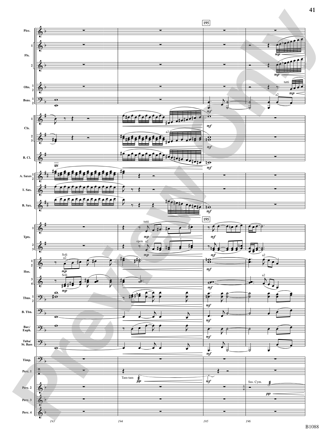 A View of the World: Score