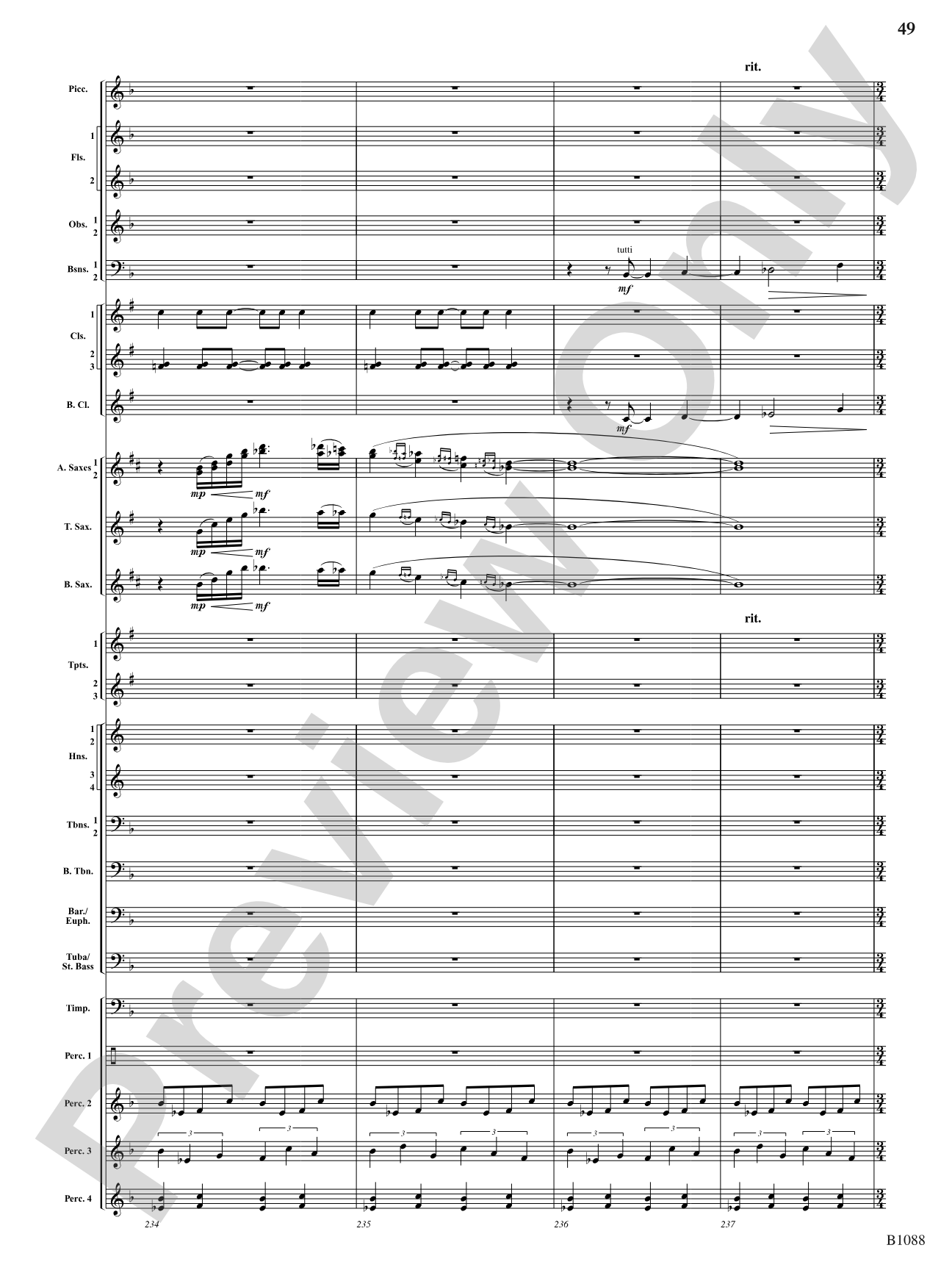 A View of the World: Score