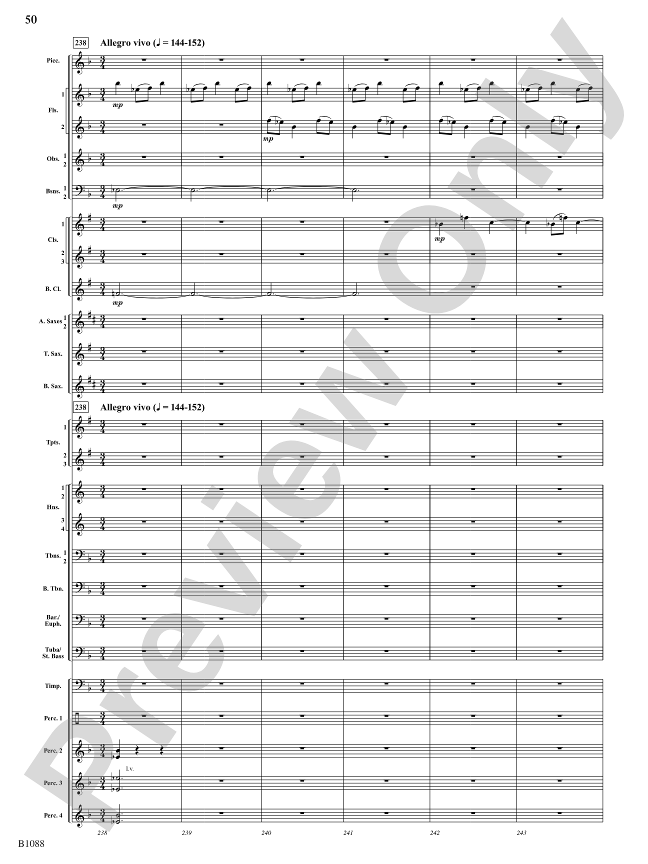 A View of the World: Score