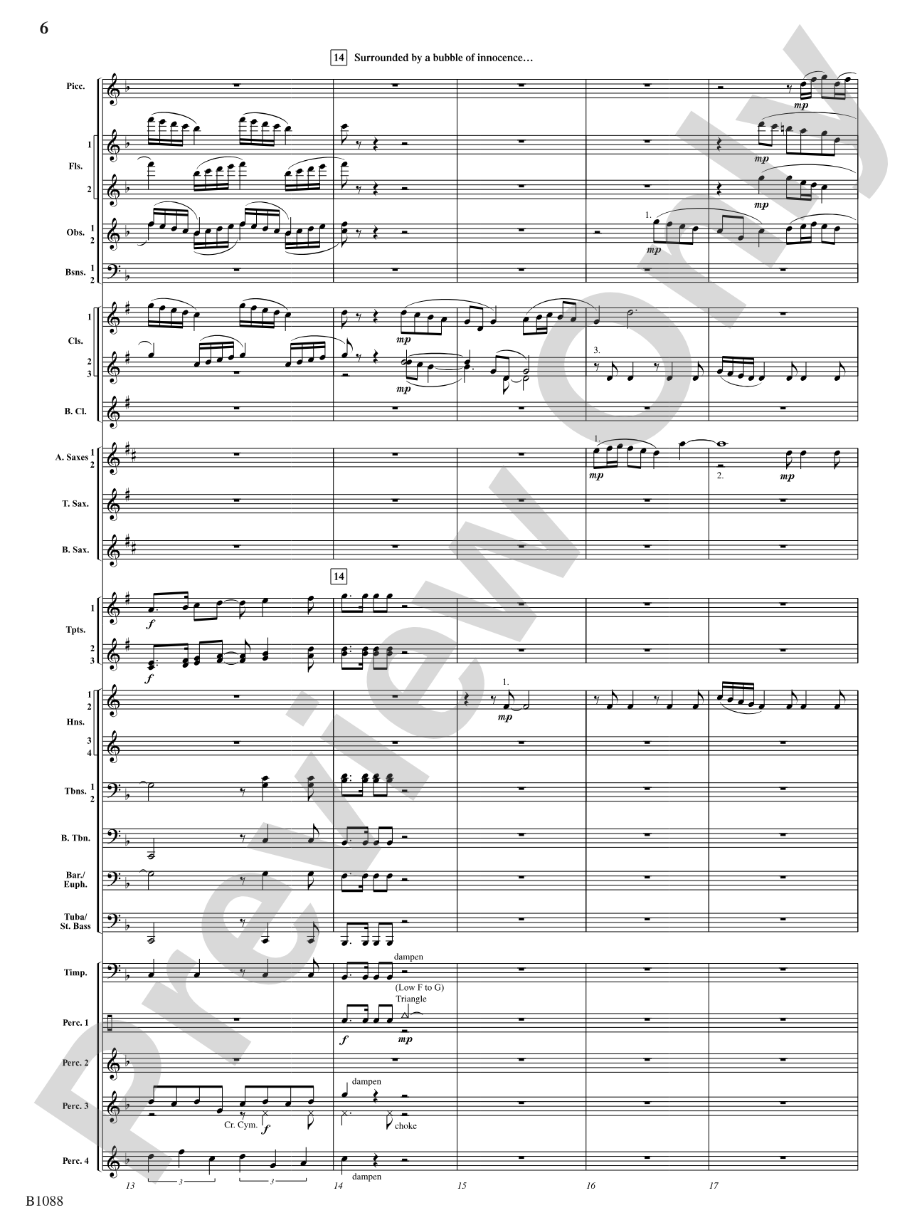 A View of the World: Score