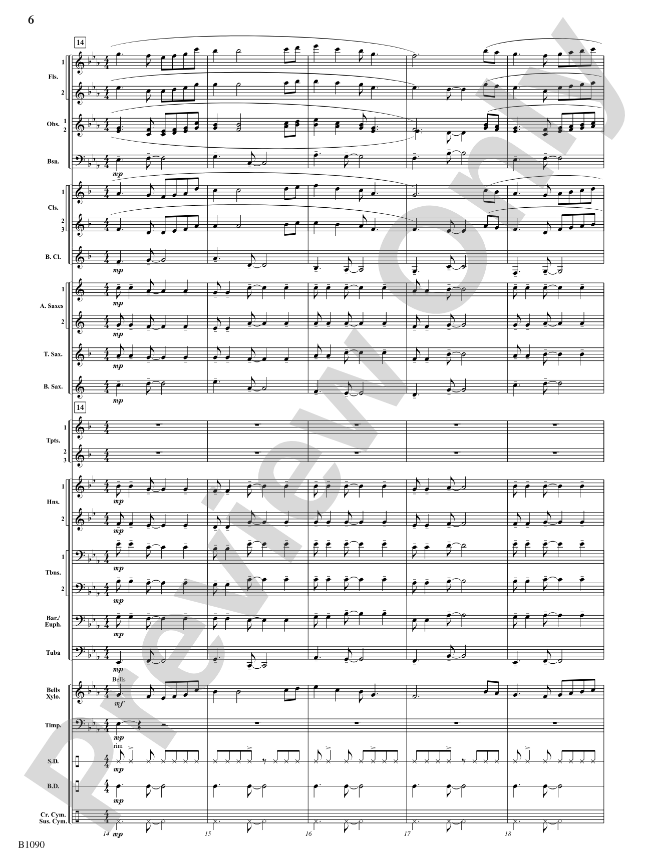 Rio Bravo Overture: Concert Band Conductor Score & Parts