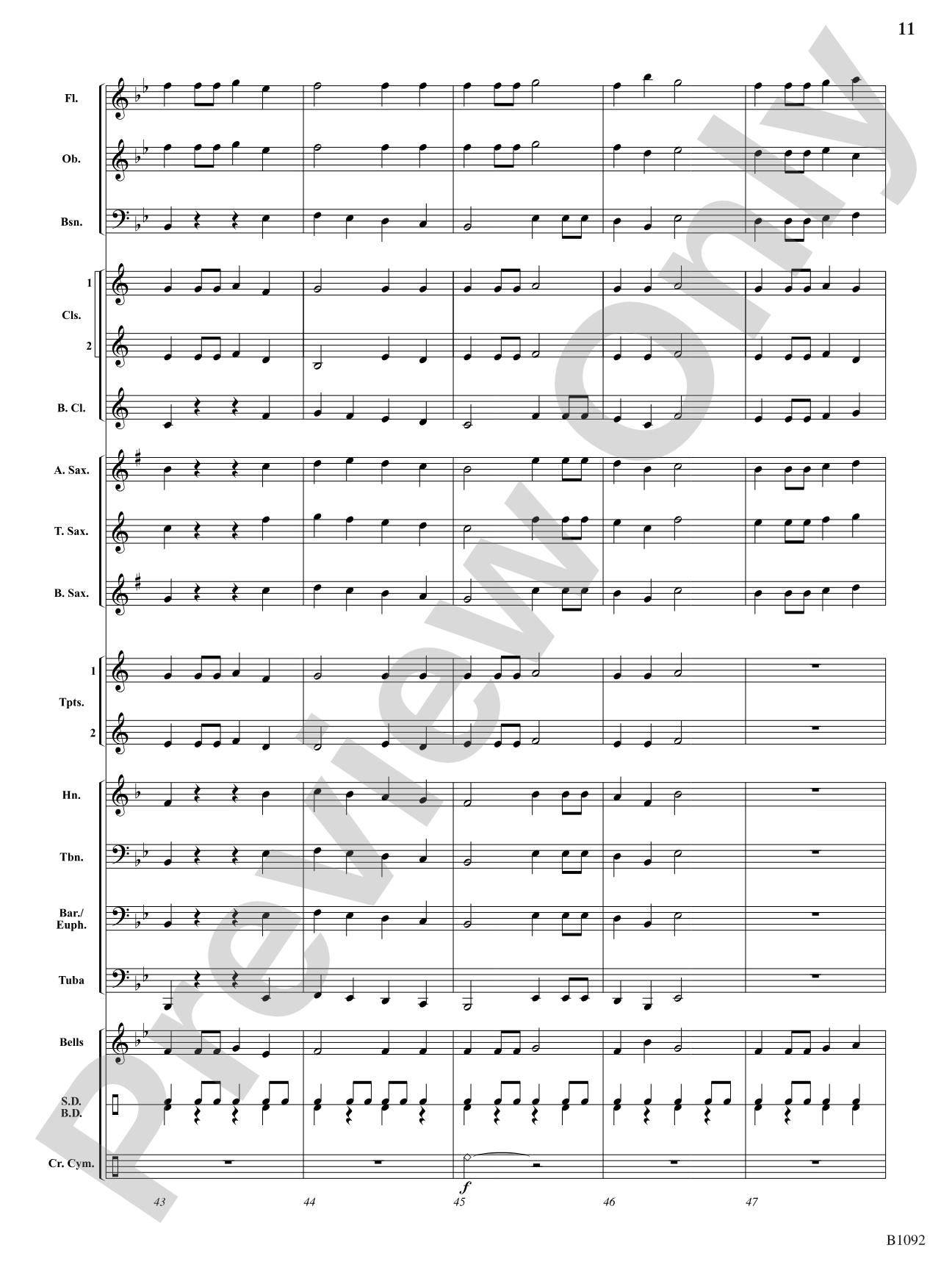 Dragonfly: Concert Band Conductor Score & Parts