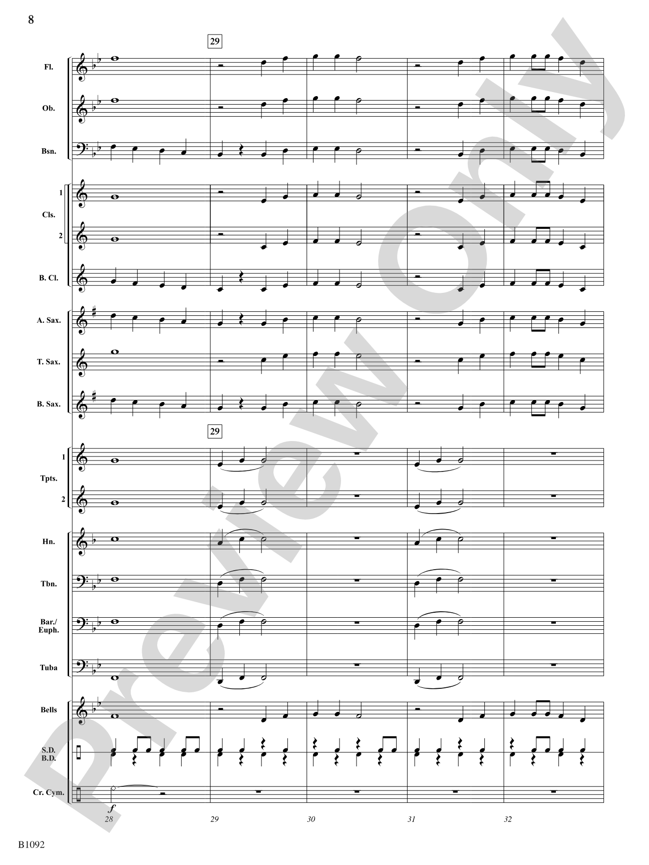 Dragonfly: Concert Band Conductor Score & Parts