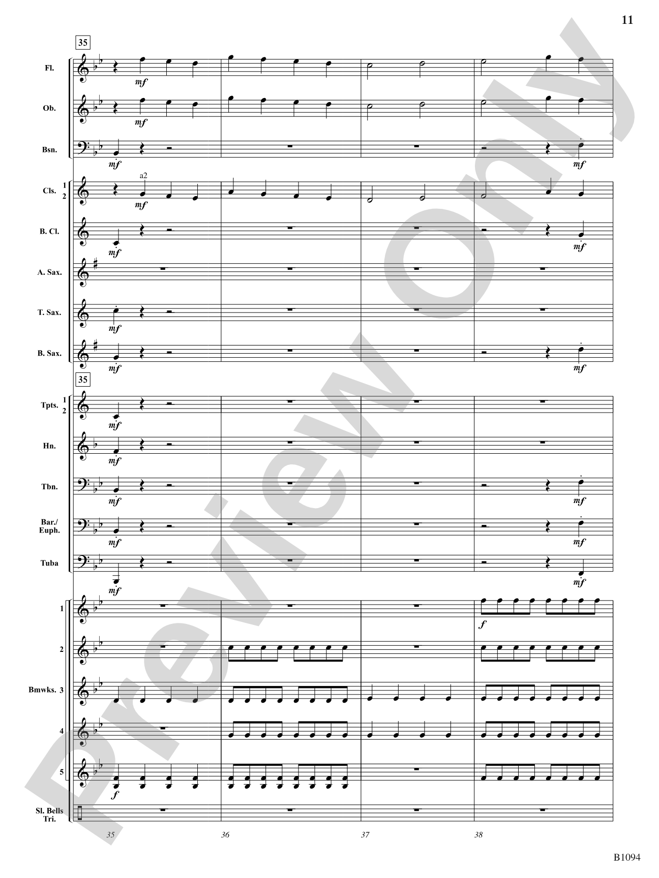Boomwhacker® Bagatelle: Concert Band Conductor Score & Parts