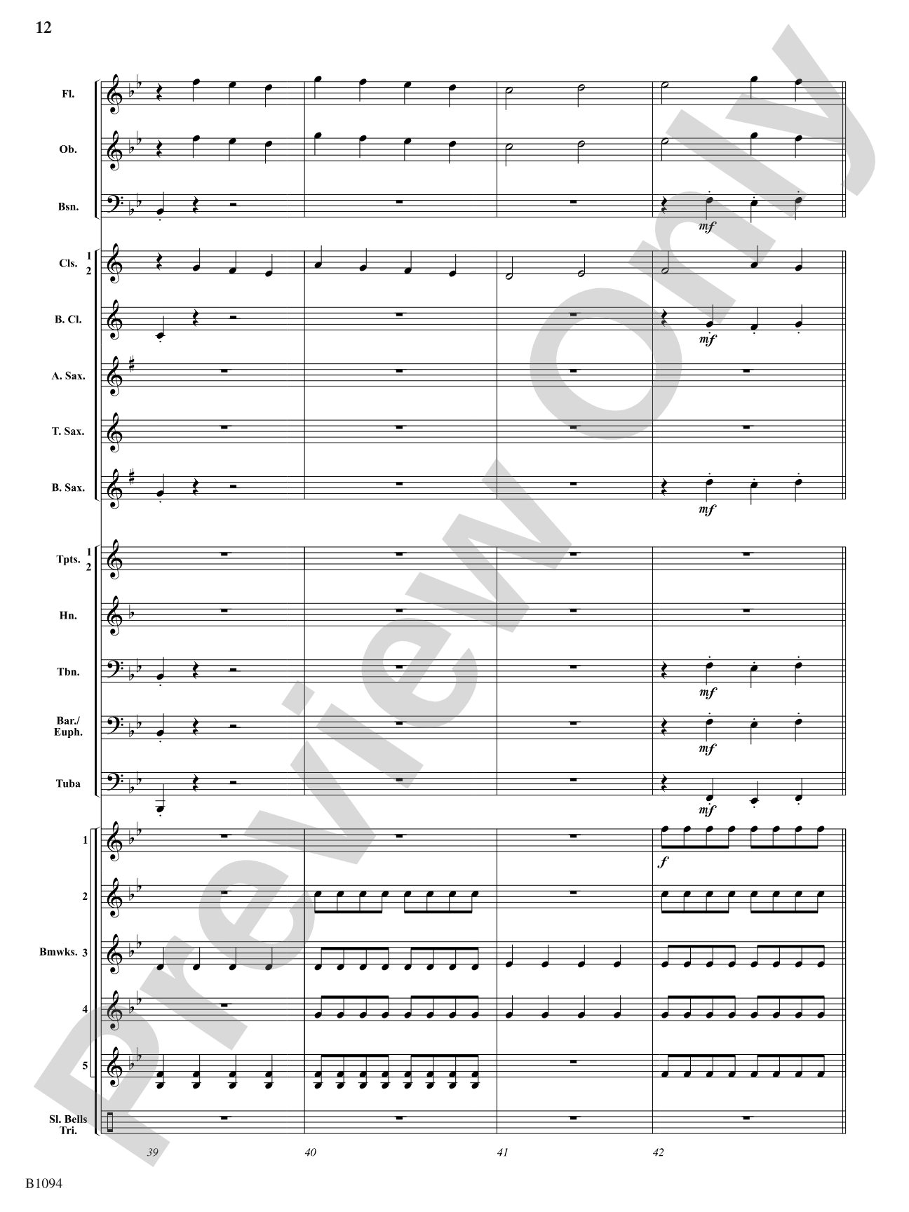 Boomwhacker® Bagatelle: Concert Band Conductor Score & Parts