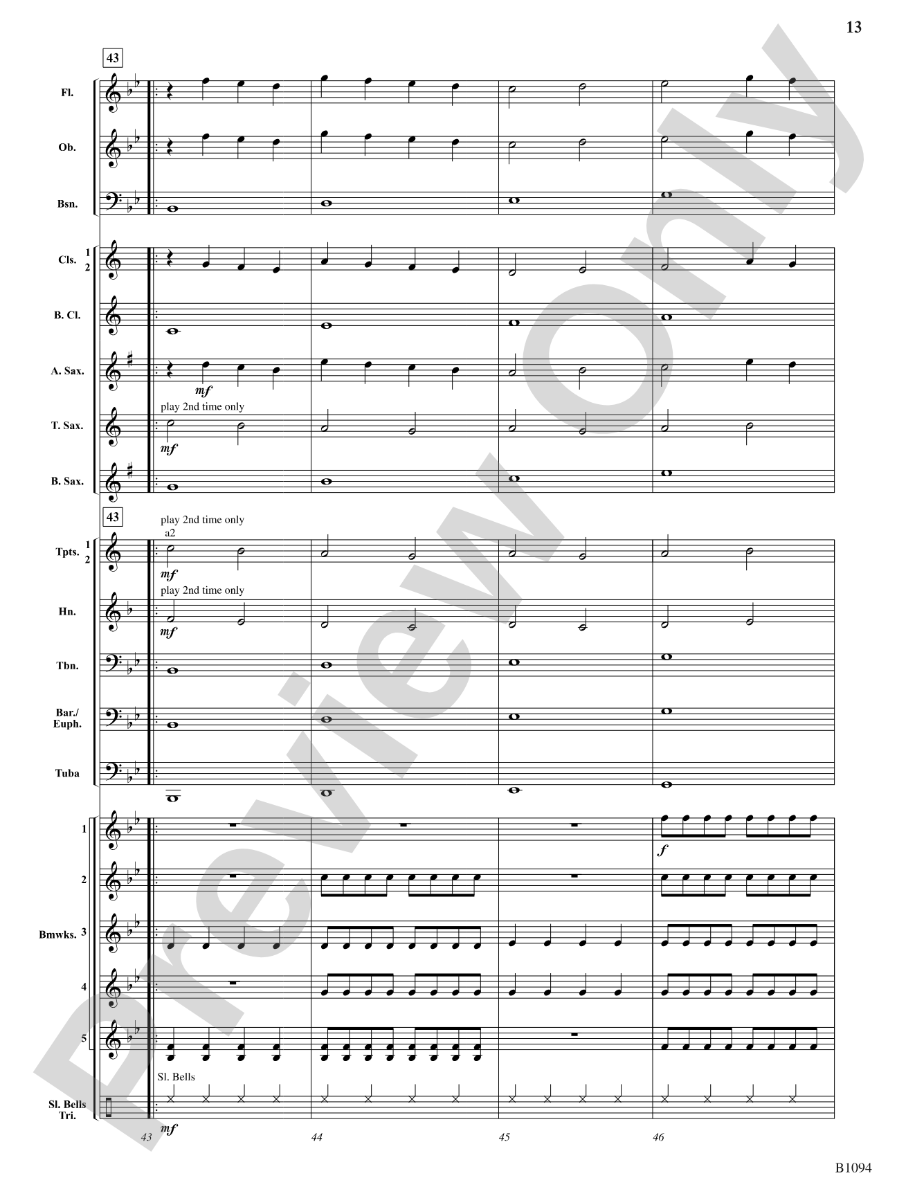 Boomwhacker® Bagatelle: Concert Band Conductor Score & Parts