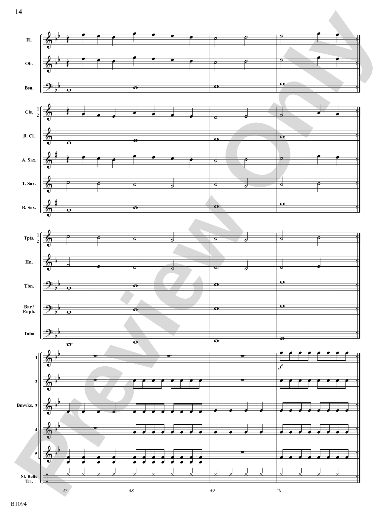 Boomwhacker® Bagatelle: Concert Band Conductor Score & Parts