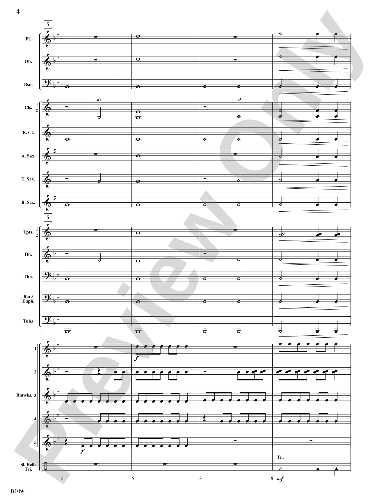 Boomwhacker® Bagatelle: Concert Band Conductor Score & Parts