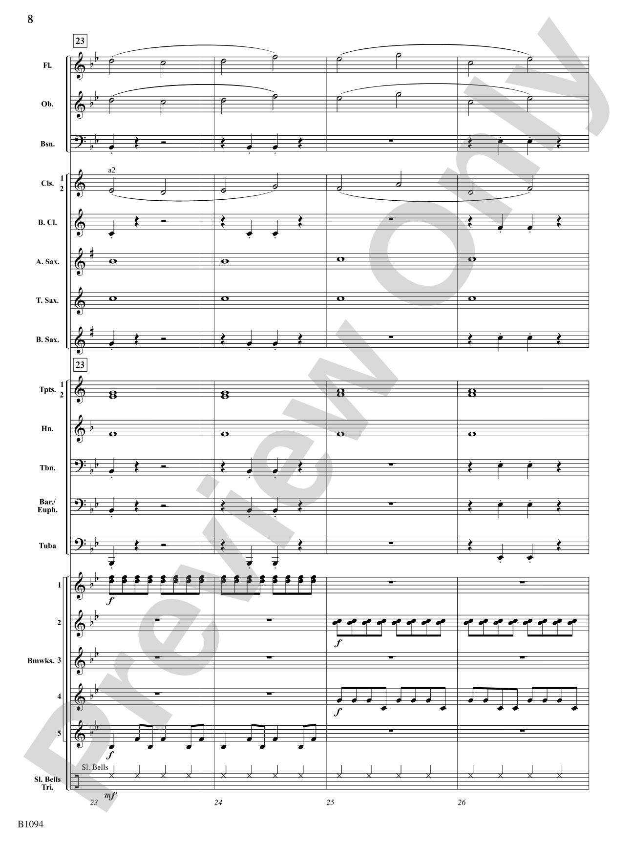 Boomwhacker® Bagatelle: Concert Band Conductor Score & Parts