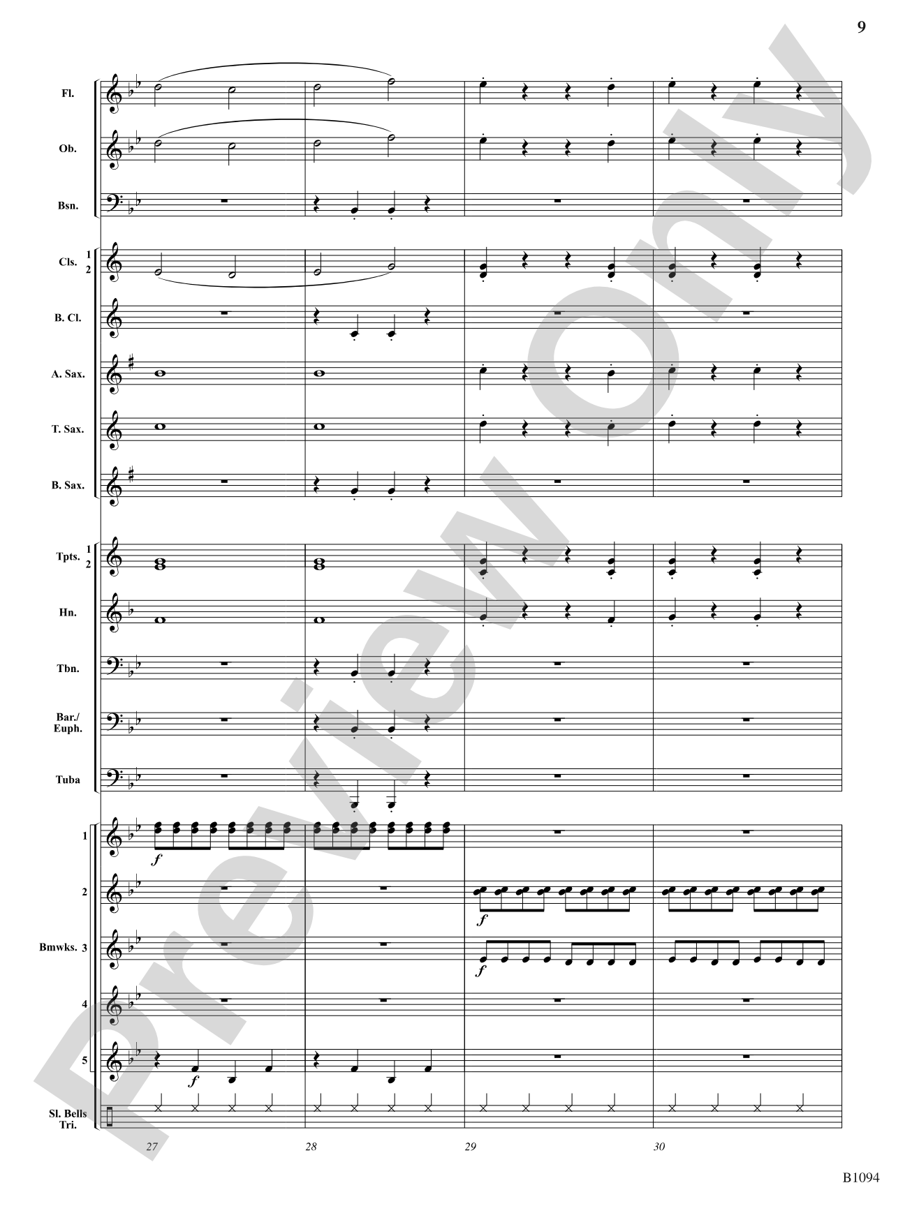 Boomwhacker® Bagatelle: Concert Band Conductor Score & Parts