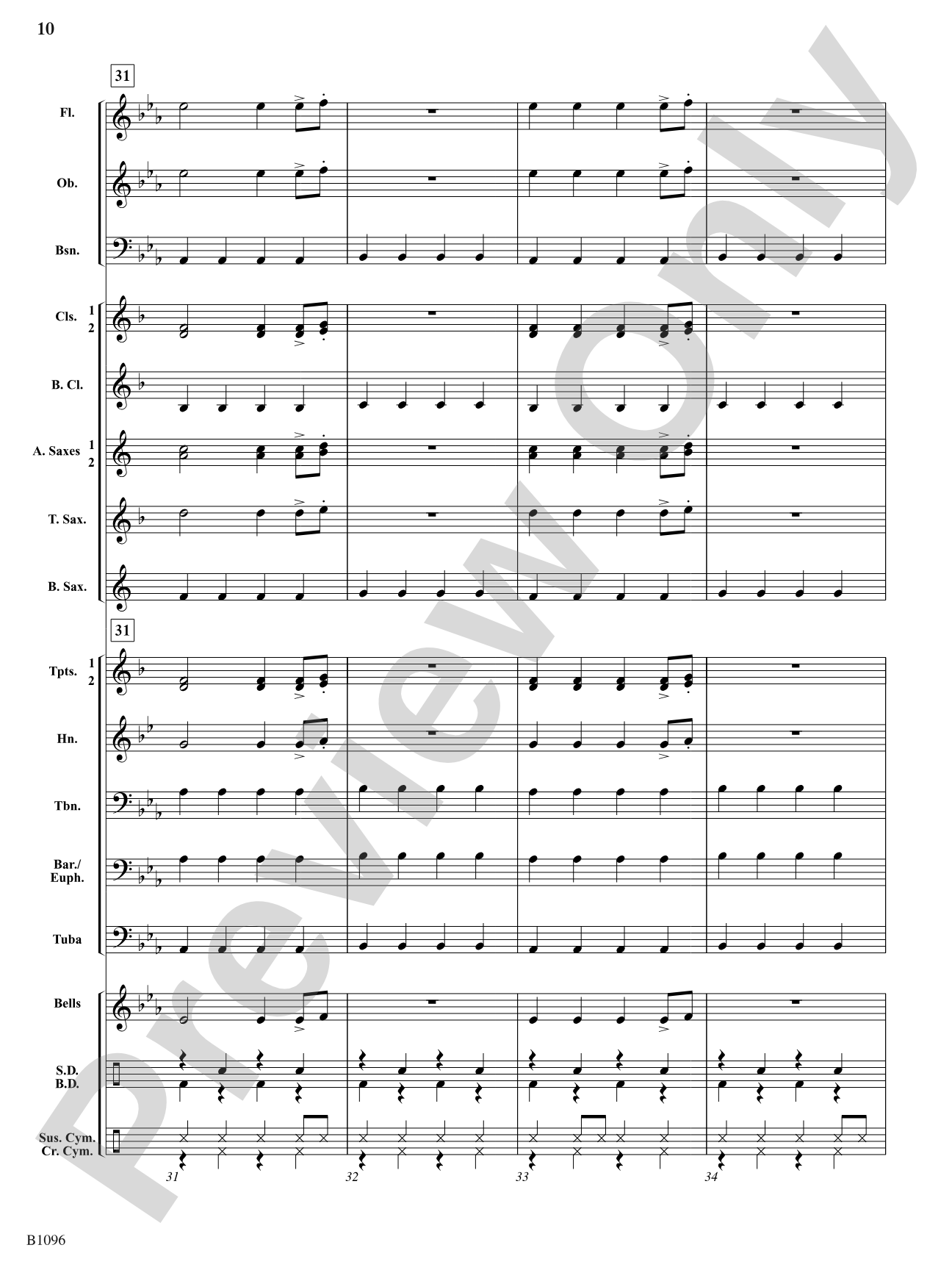 Crazy Cat: Concert Band Conductor Score & Parts