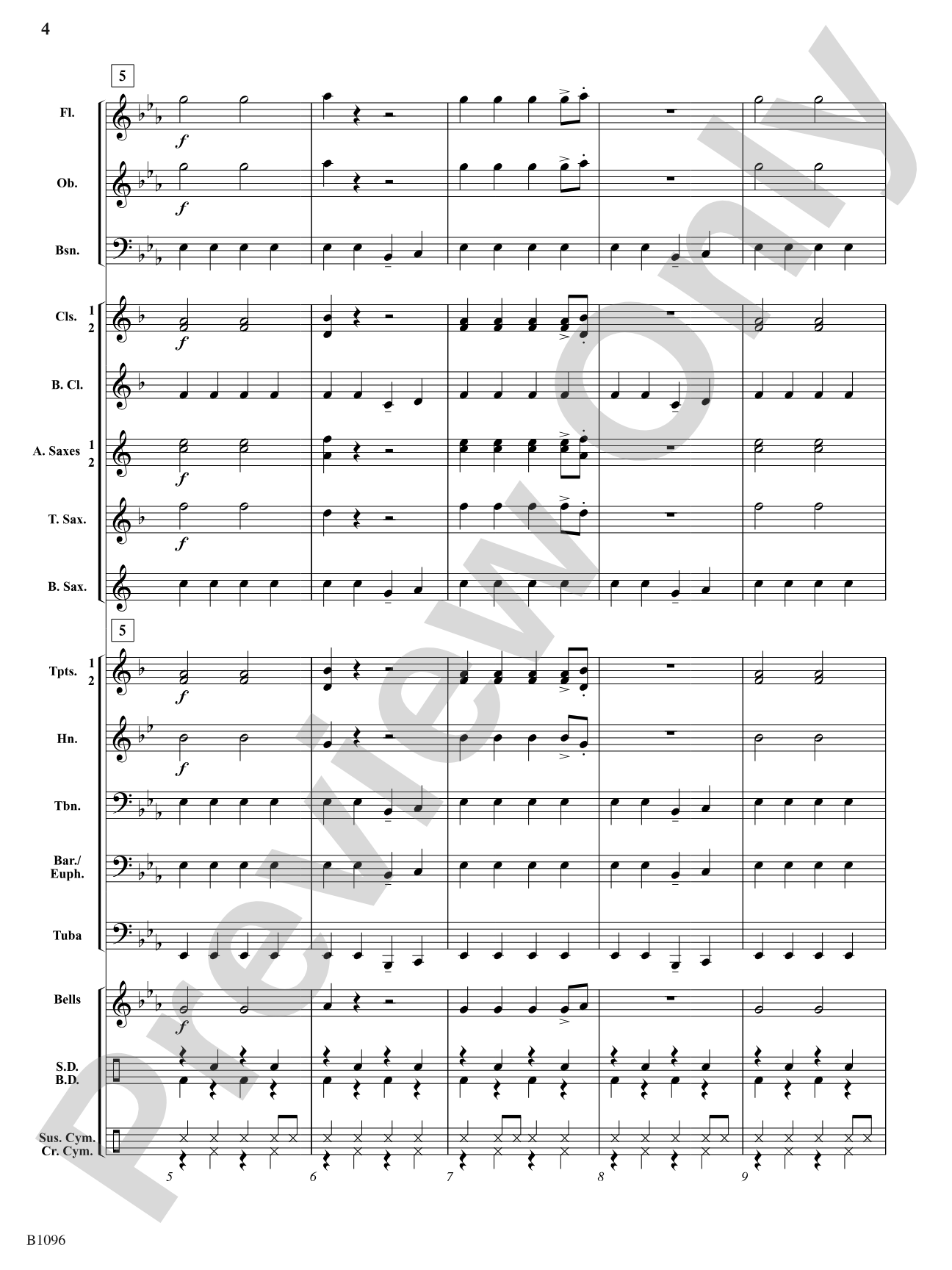 Crazy Cat: Concert Band Conductor Score & Parts