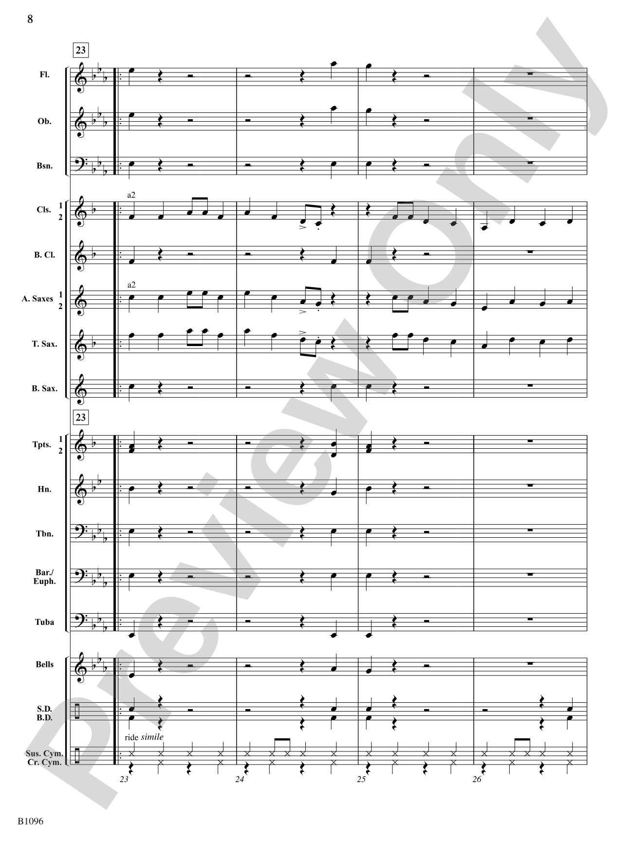 Crazy Cat: Concert Band Conductor Score & Parts
