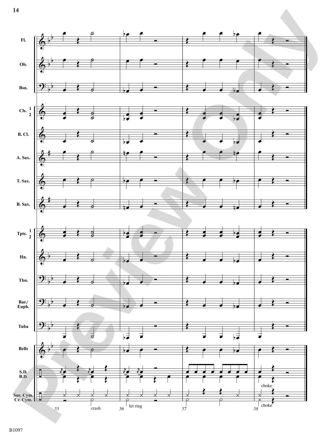 Rock Sticks: Concert Band Conductor Score & Parts