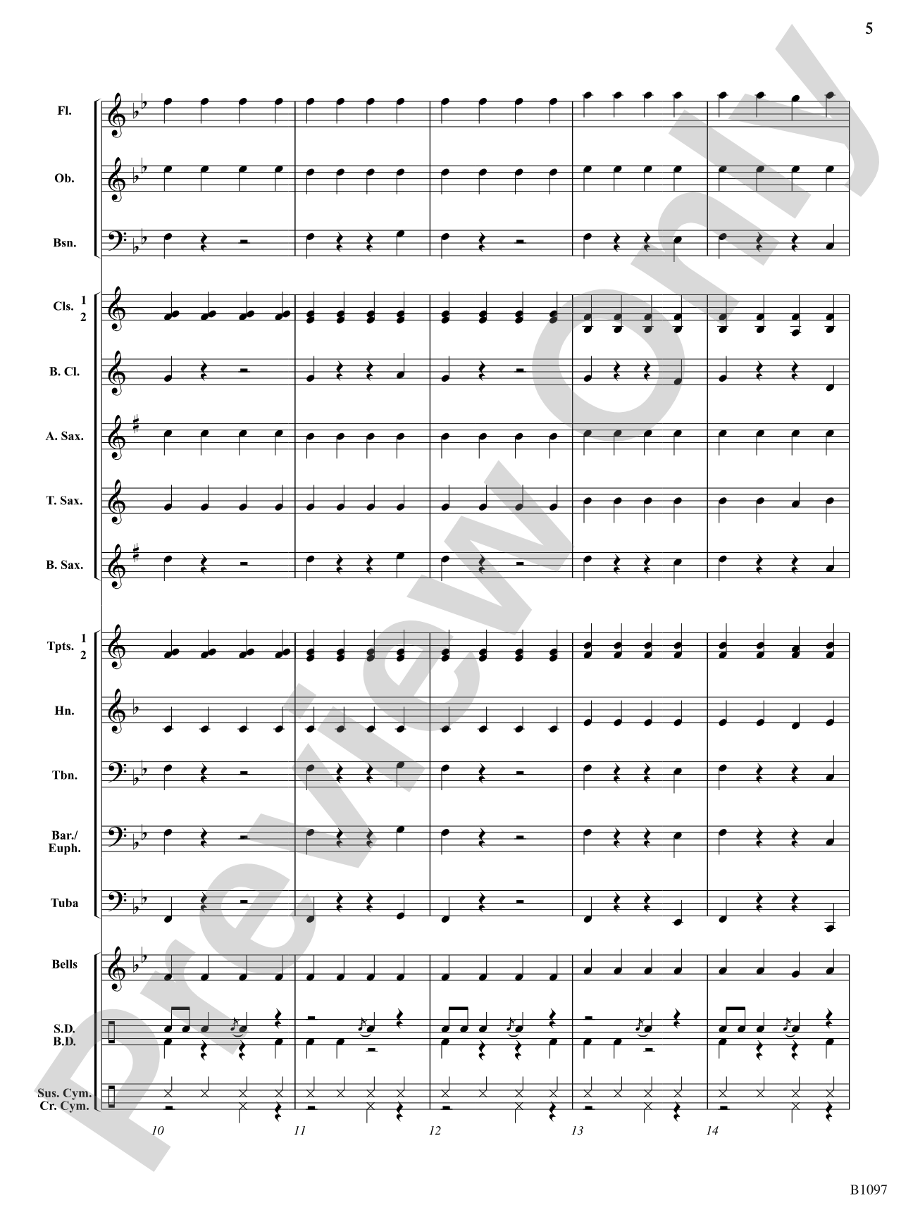 Rock Sticks: Concert Band Conductor Score & Parts