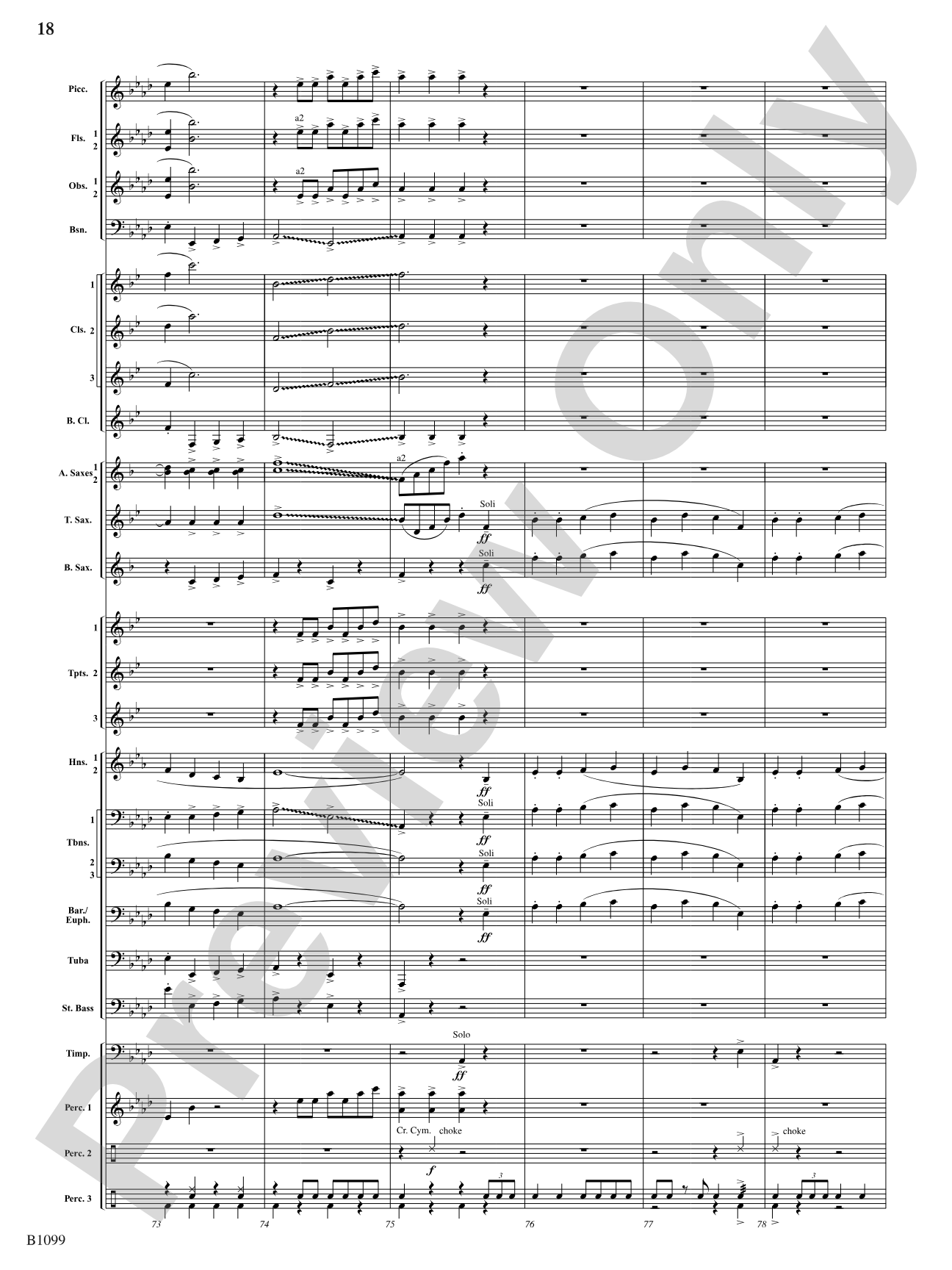 A Touch of Cohan: Concert Band Conductor Score & Parts
