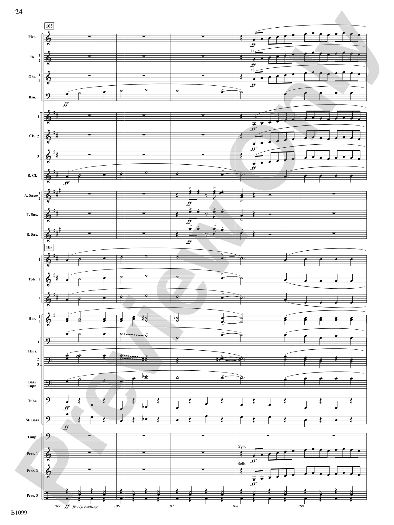 A Touch of Cohan: Concert Band Conductor Score & Parts