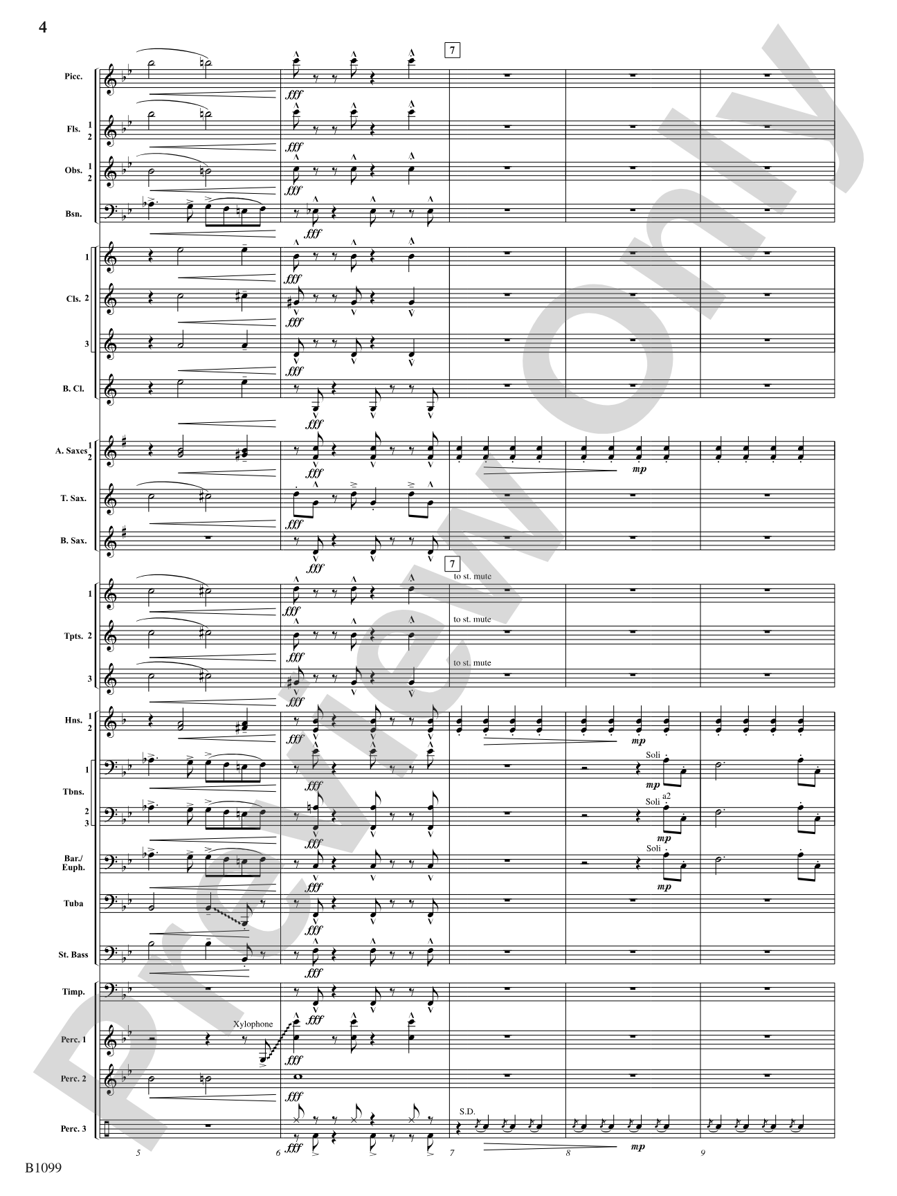 A Touch of Cohan: Concert Band Conductor Score & Parts