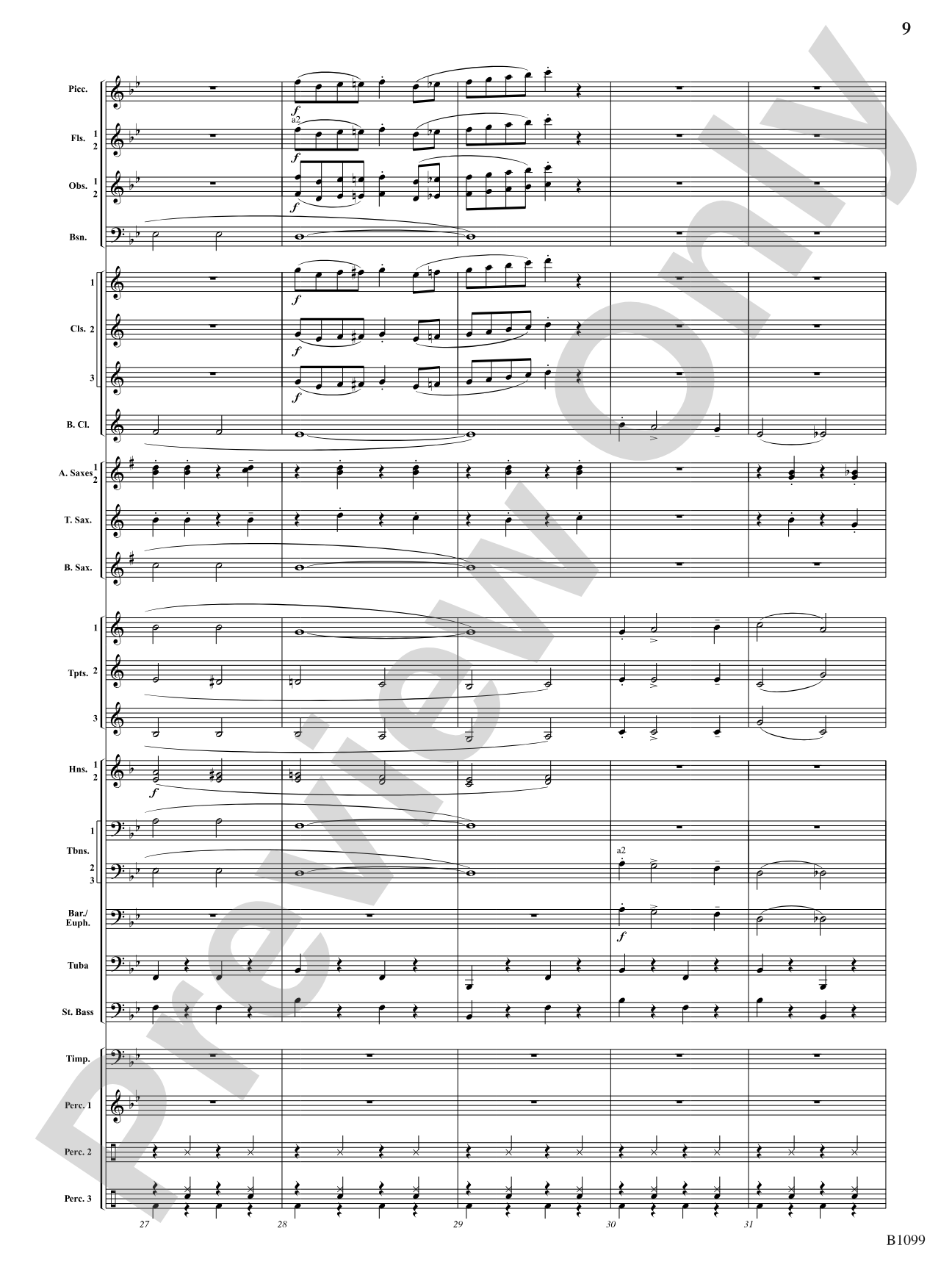 A Touch of Cohan: Concert Band Conductor Score & Parts