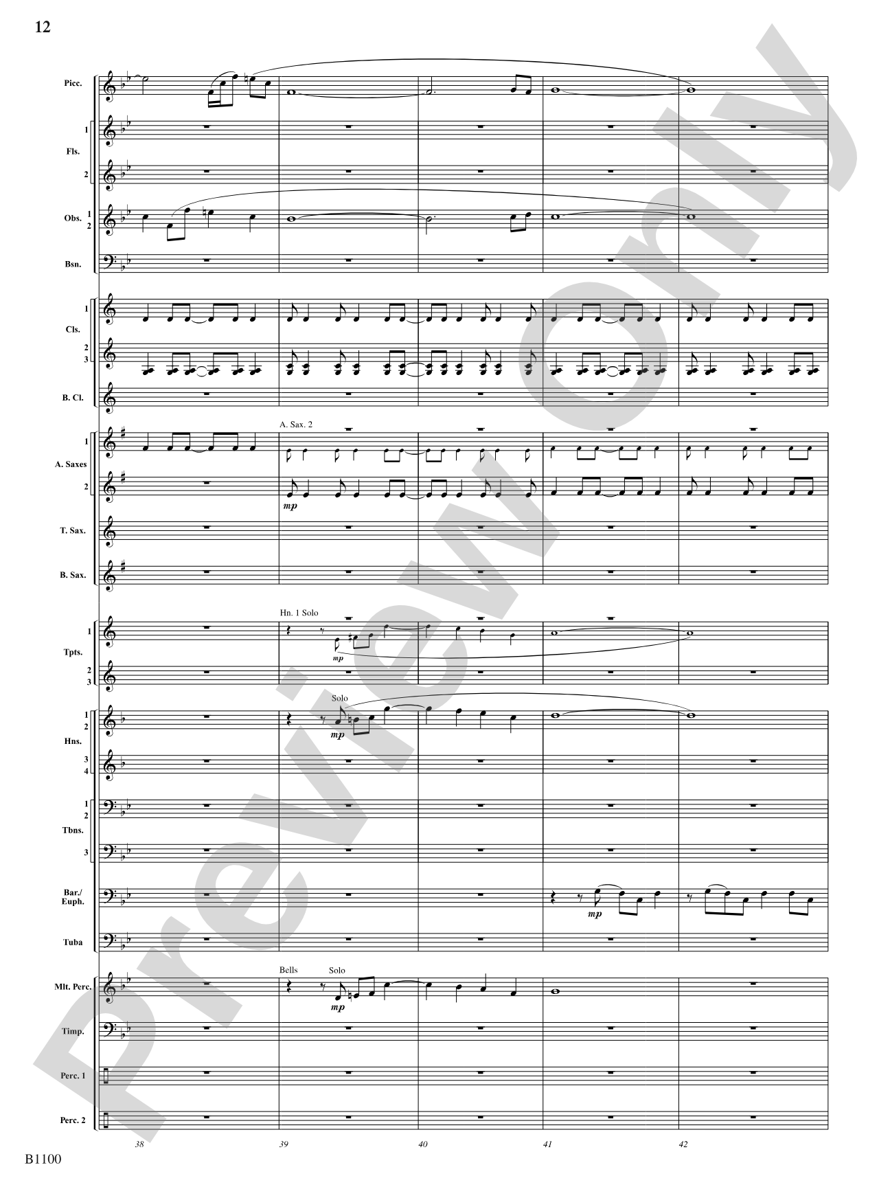Winter Dances: Concert Band Conductor Score & Parts
